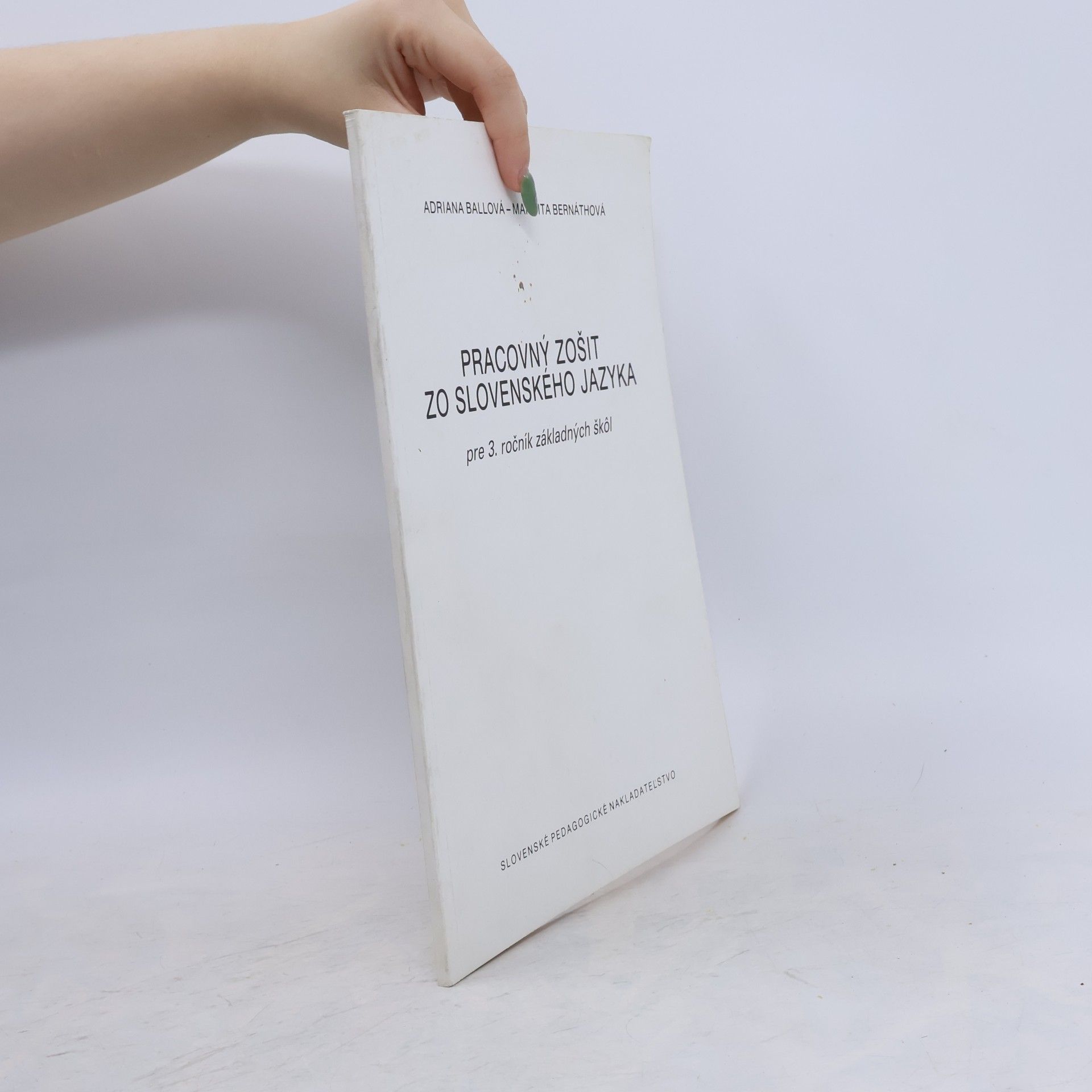 Pracovný zošit zo slovenského jazyka 3