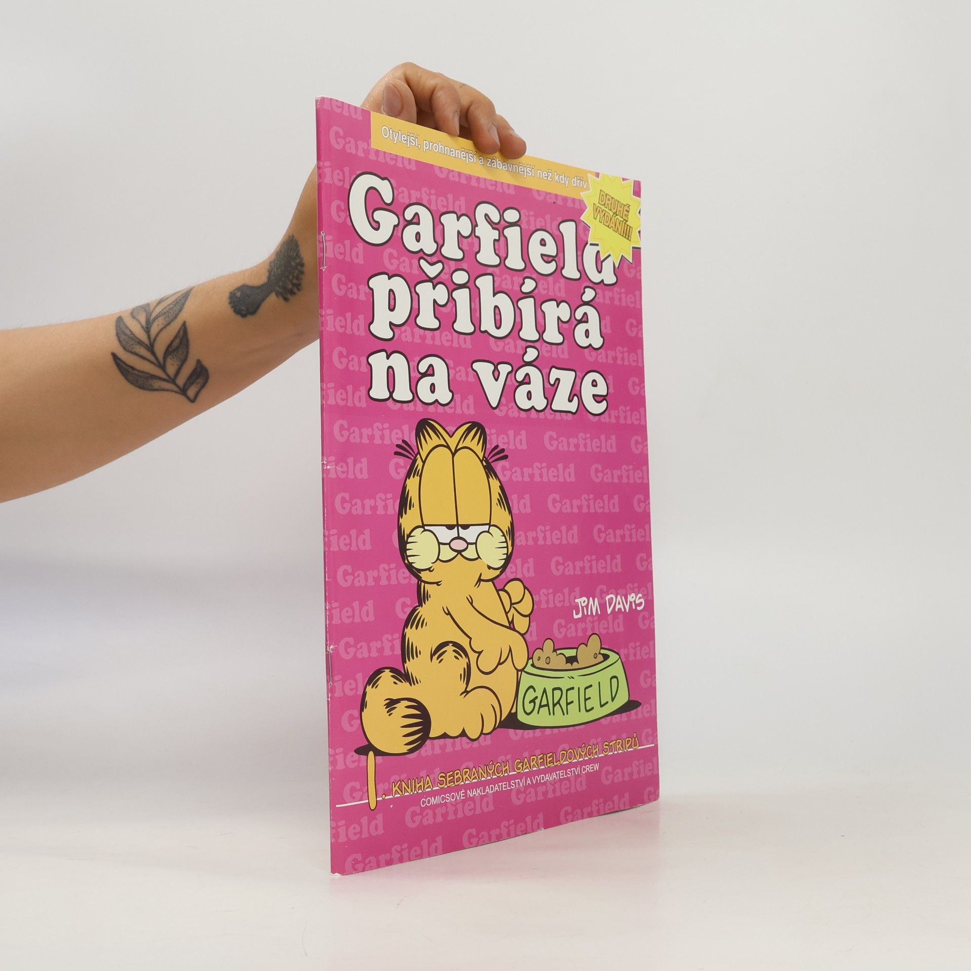 Jim Davis Garfield přibírá na váze