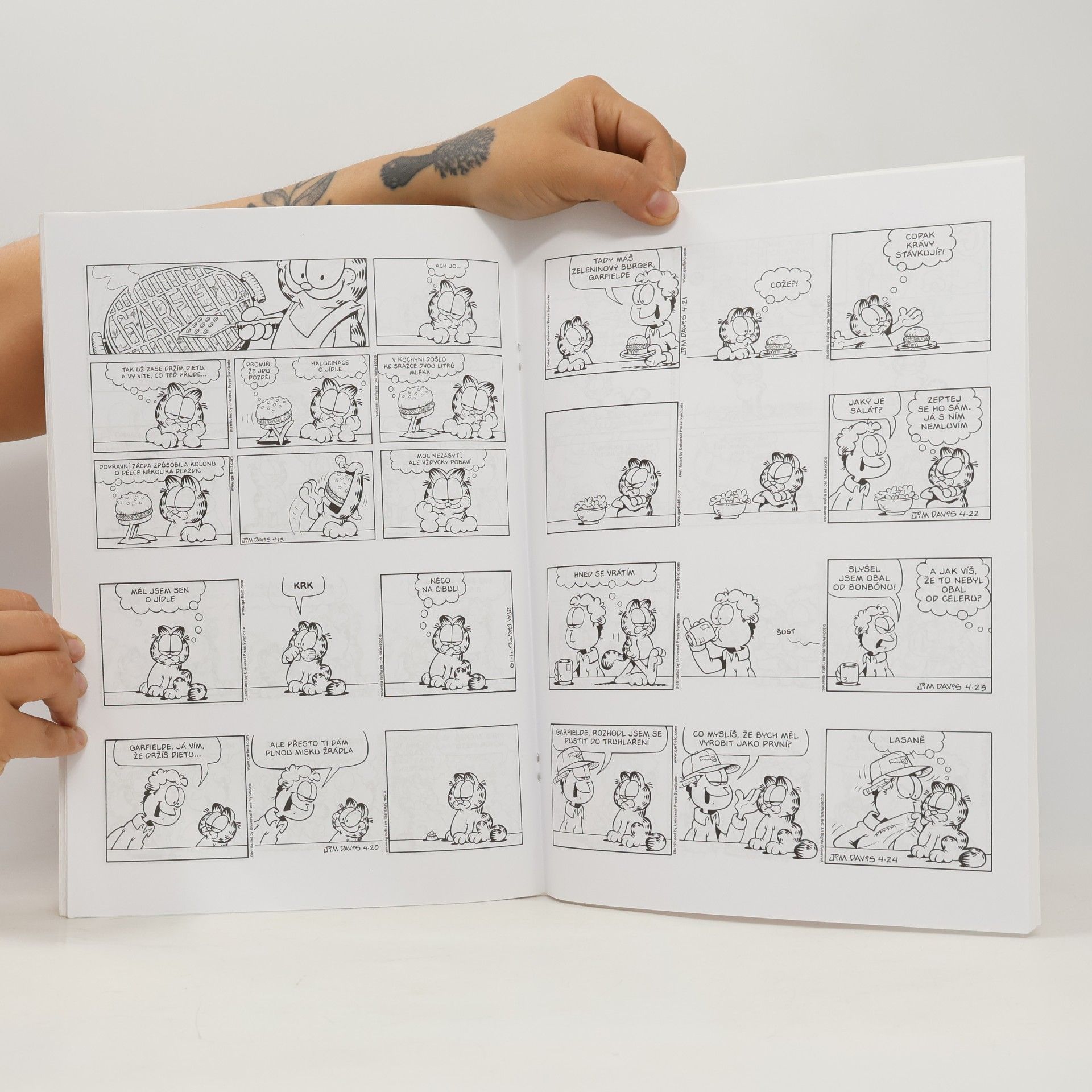 Jim Davis Garfield je výlupek