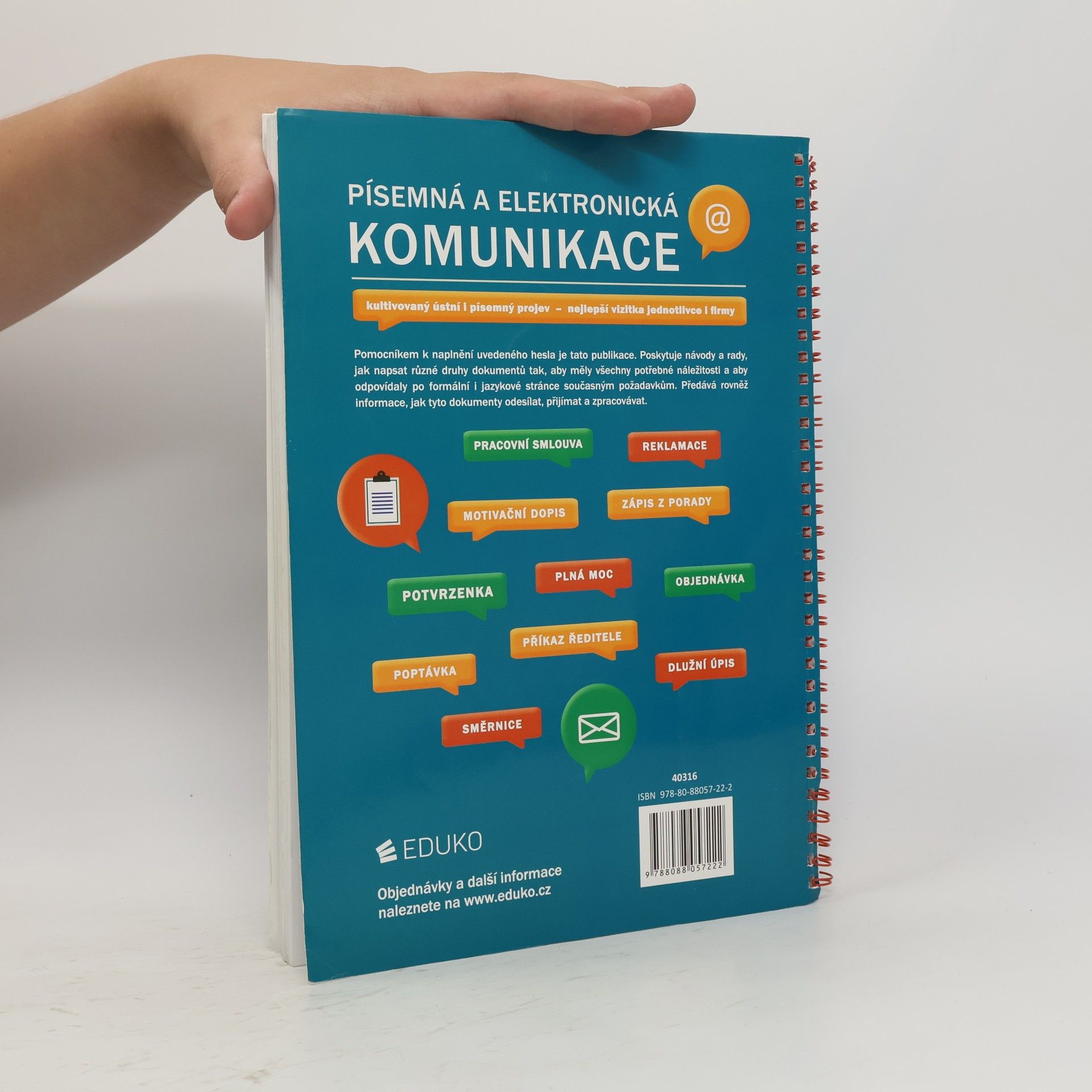 Alena Kocourková Písemná a elektronická komunikace pro střední školy, úřady a veřejnost