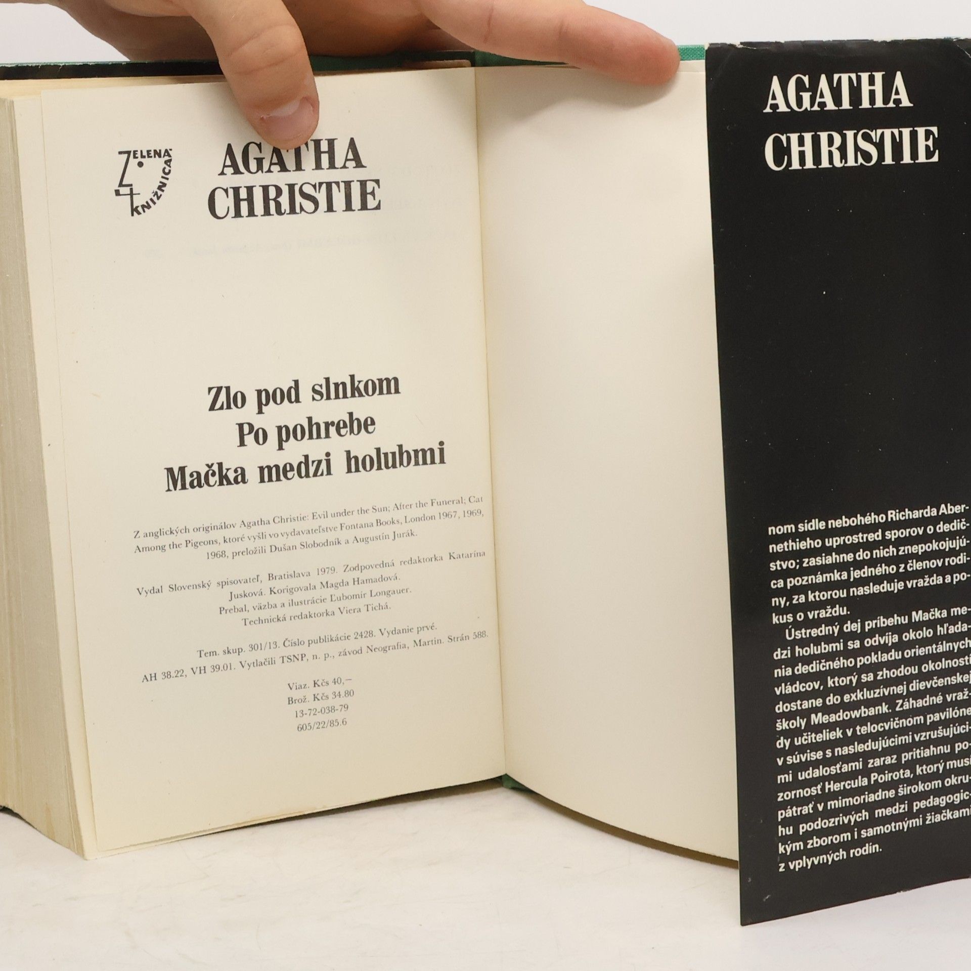 Agatha Christie Zlo pod slnkom. Po pohrebe. Mačka medzi holubmi