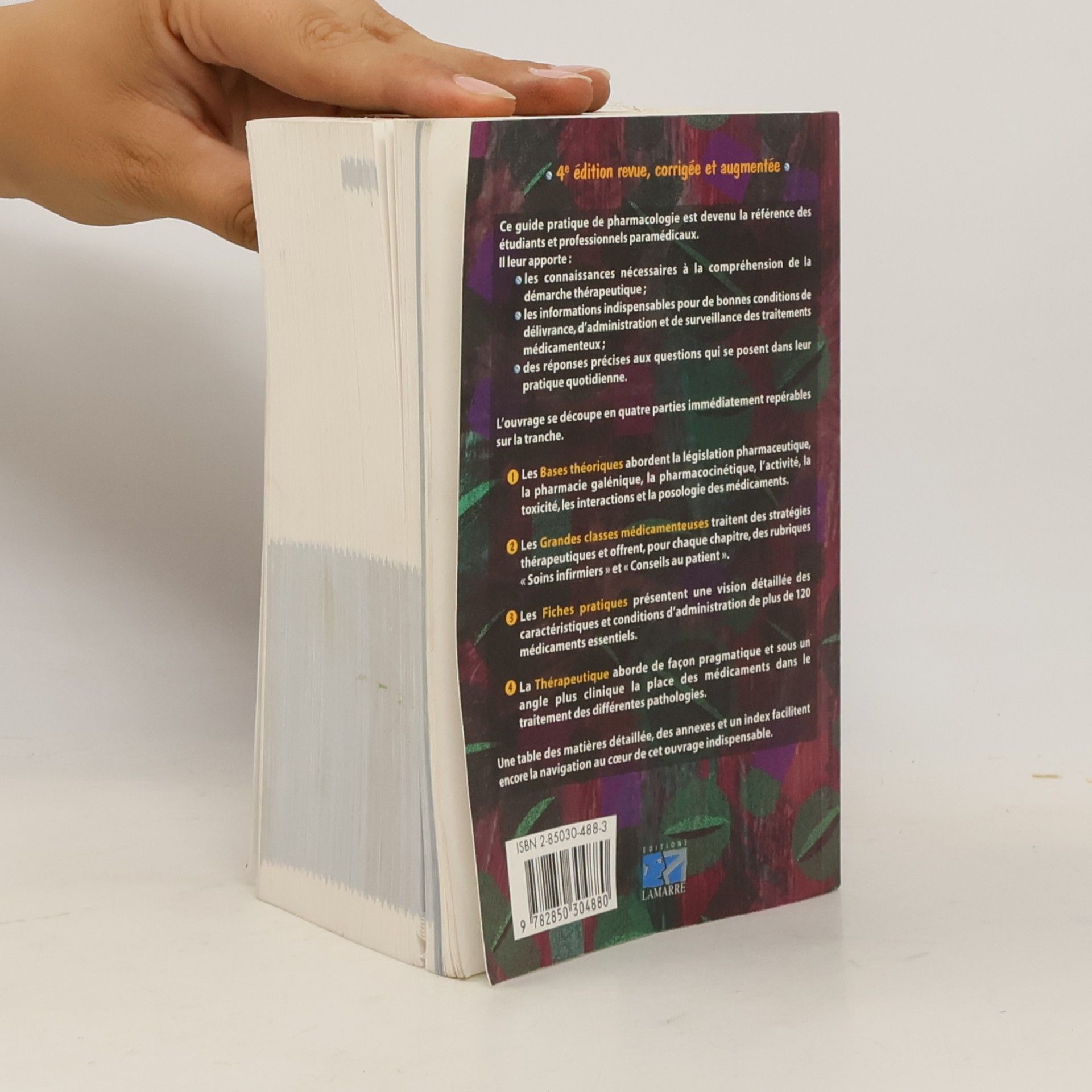 Marc Talbert Guide Pharmaco à l'usage des étudiants et des professionnels paramédicaux 4ème édition
