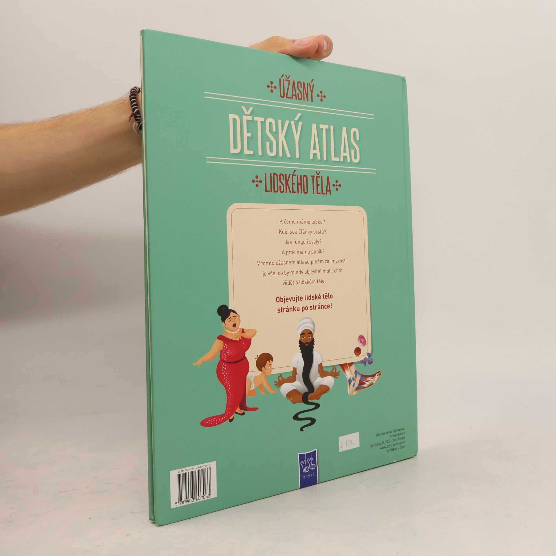 Autorenkollektiv Úžasný dětský atlas lidského těla