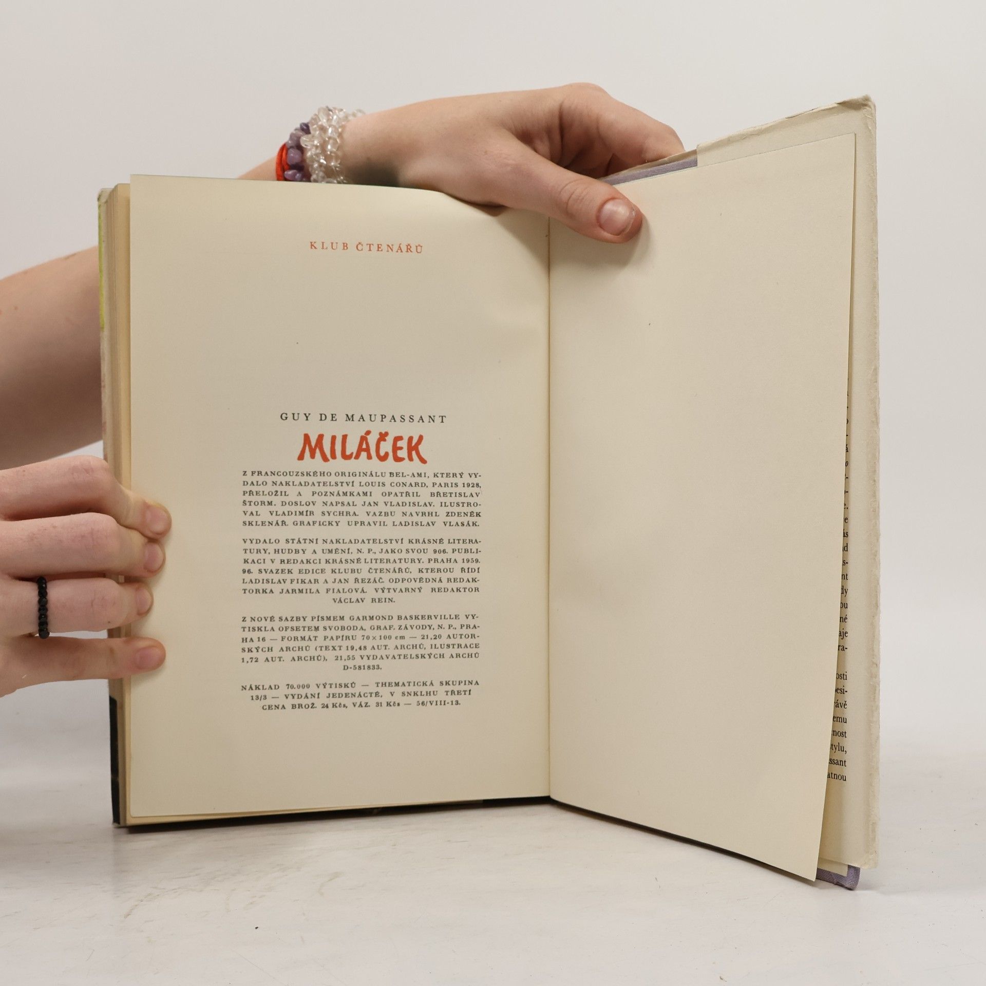 Guy de Maupassant Miláček