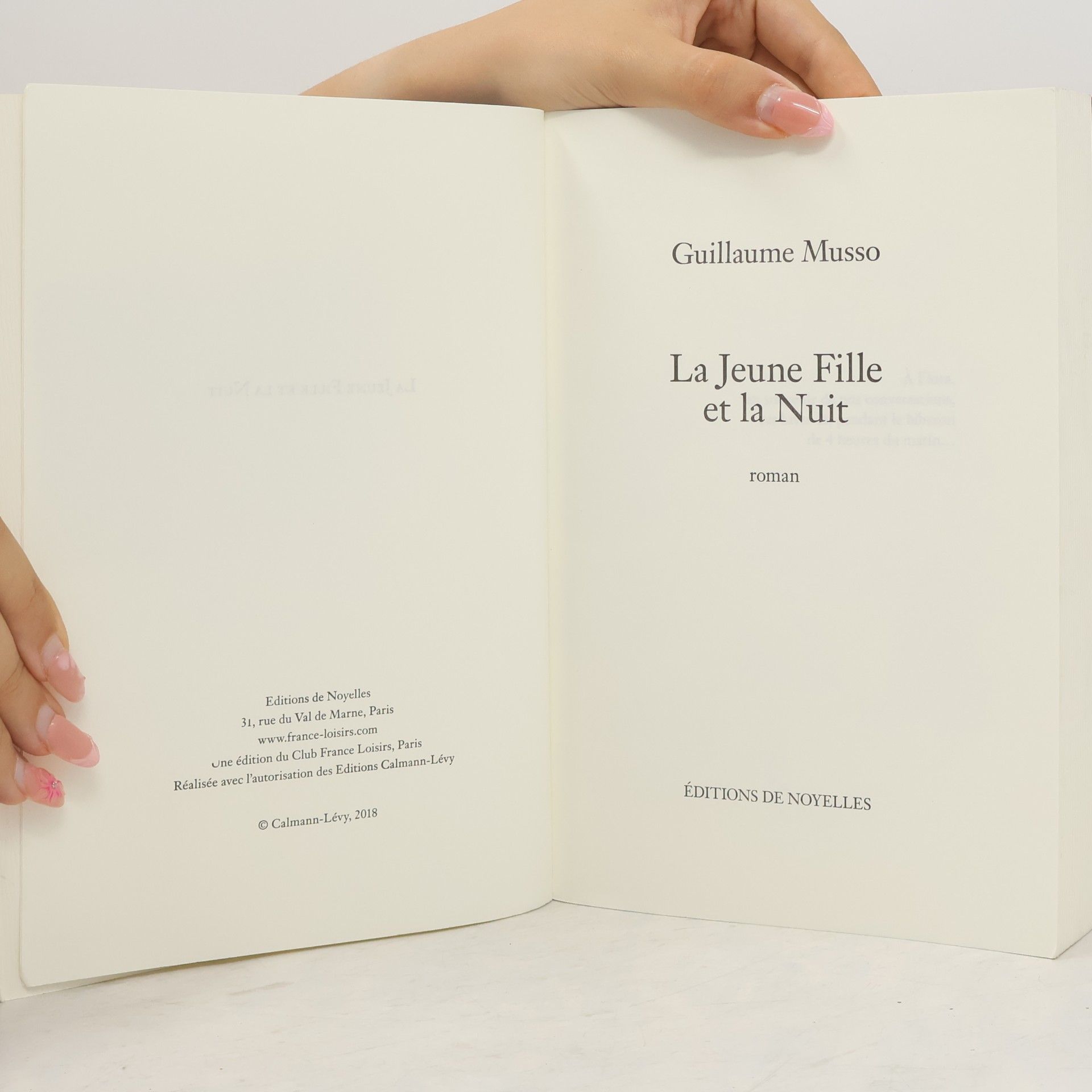 Guillaume Musso La jeune fille et la nuit