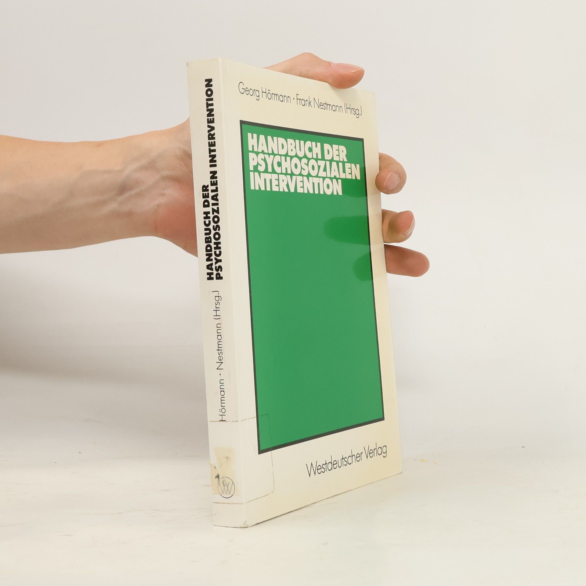 Georg Hörmann Handbuch der psychosozialen Intervention