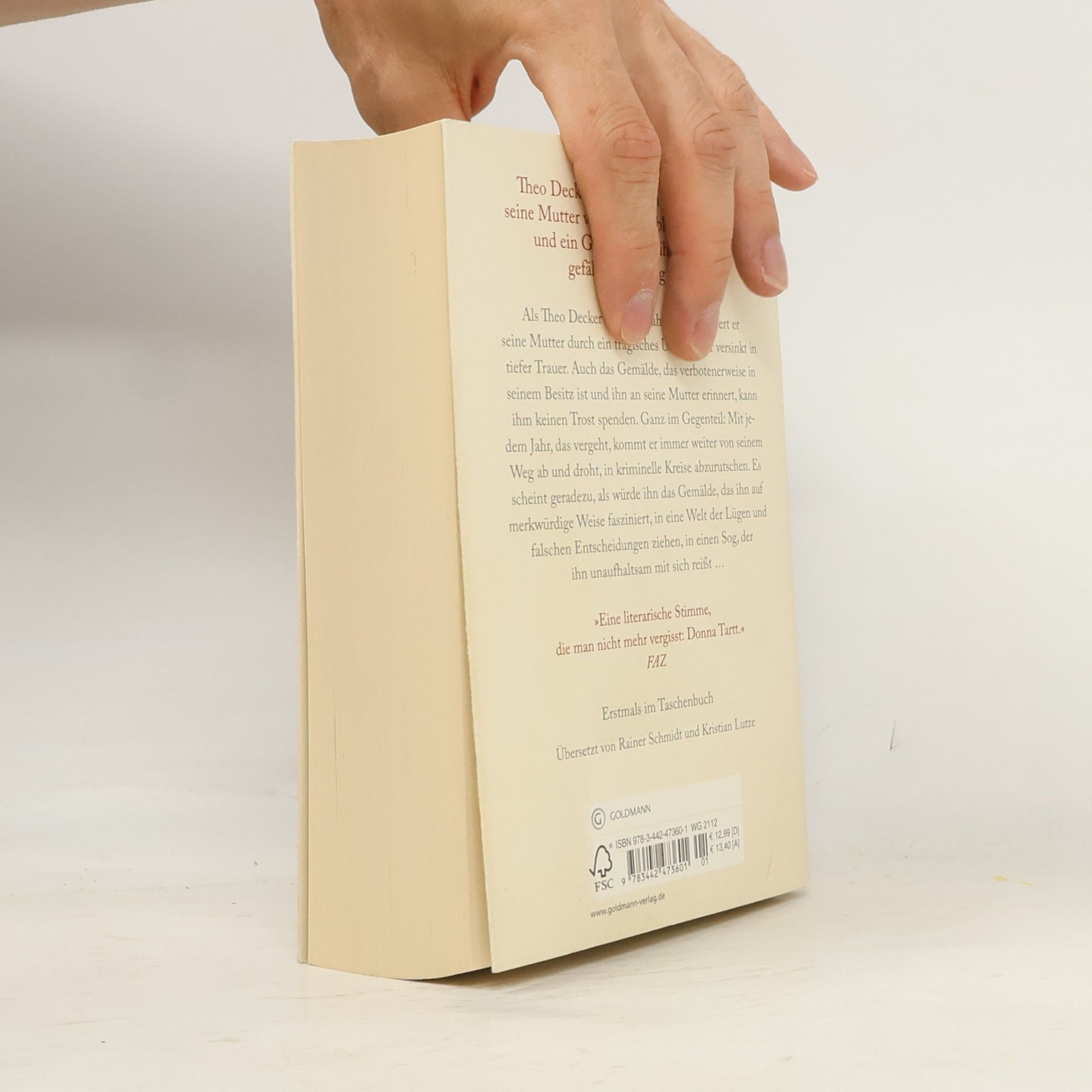 Donna Tartt Der Distelfink