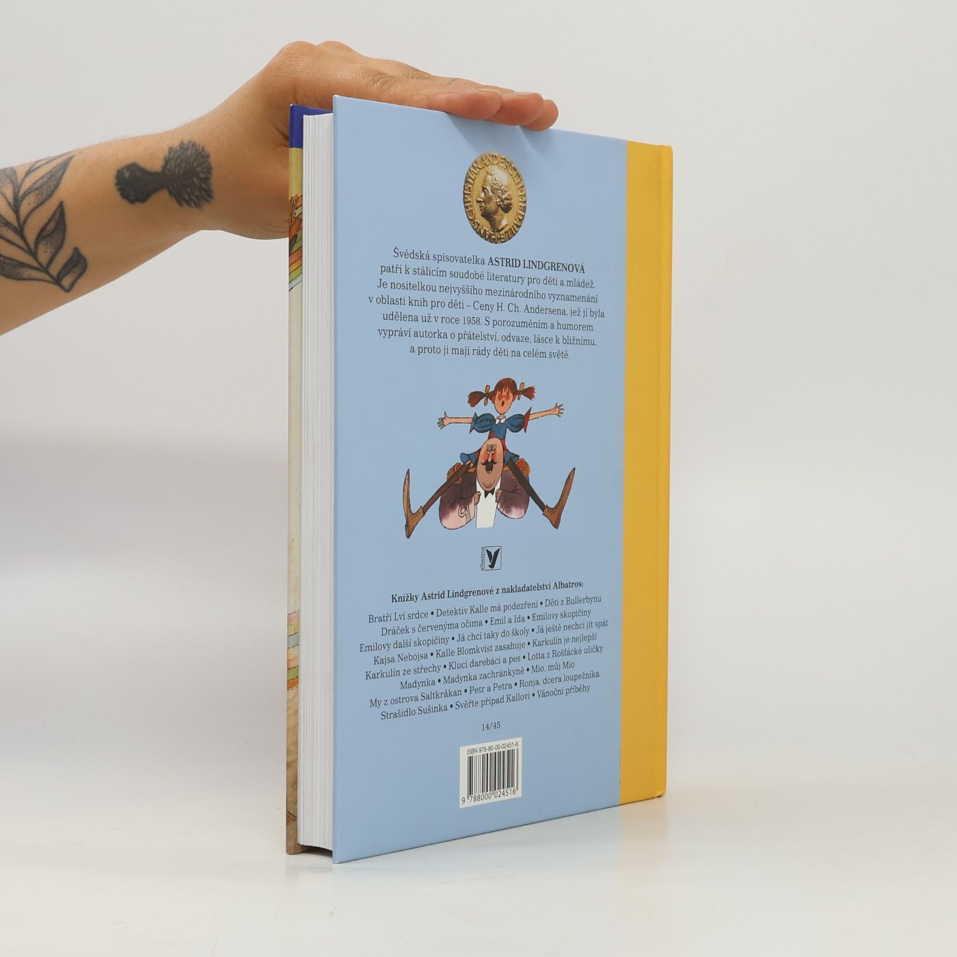 Astrid Lindgren Pipi Dlouhá punčocha