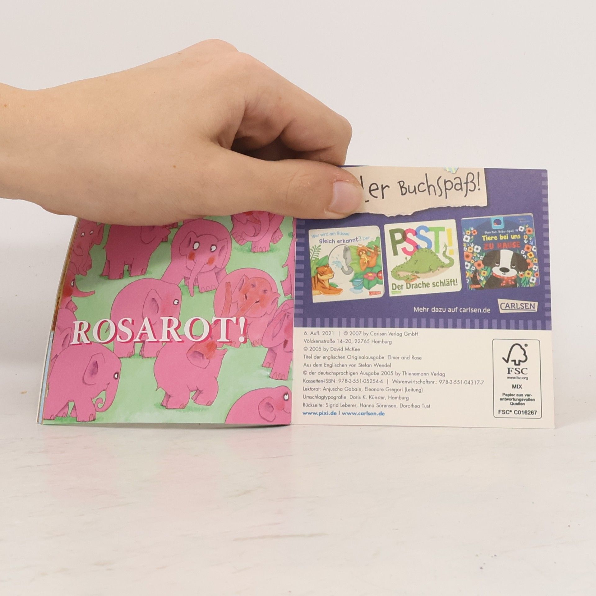 Kolektiv autorů Elmar und die rosarote Rosa