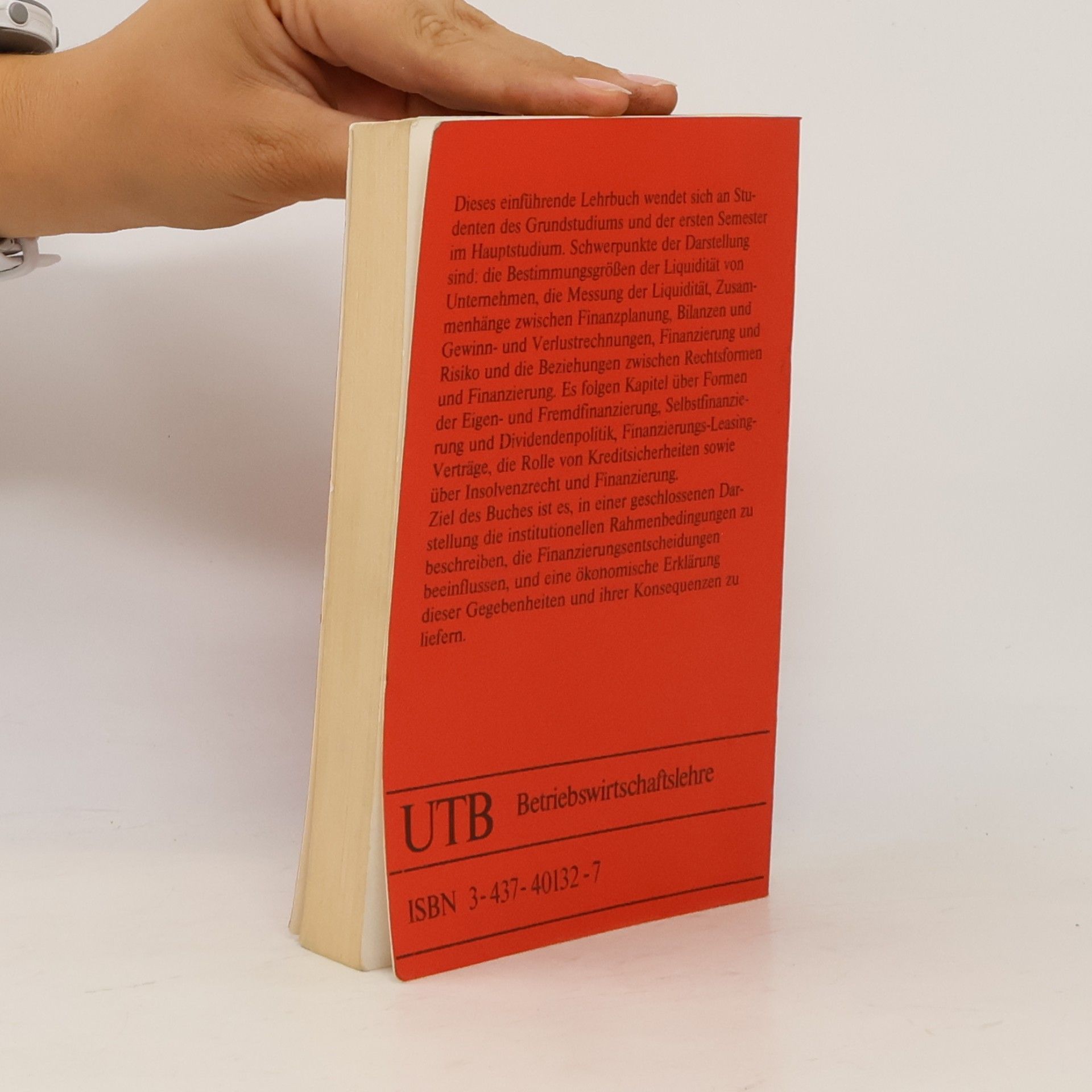 Jochen Drukarczyk Finanzierung
