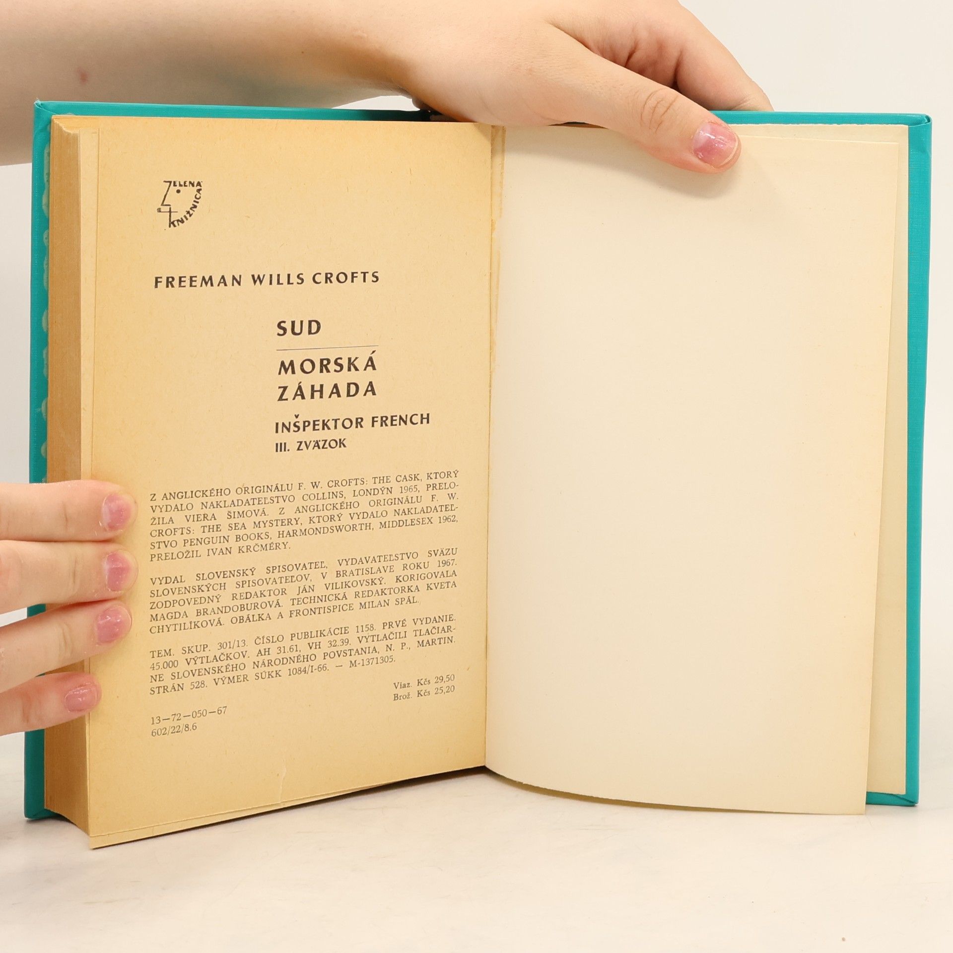 Freeman Wills Crofts Inšpektor French III. zväzok - Sud. Morská záhada