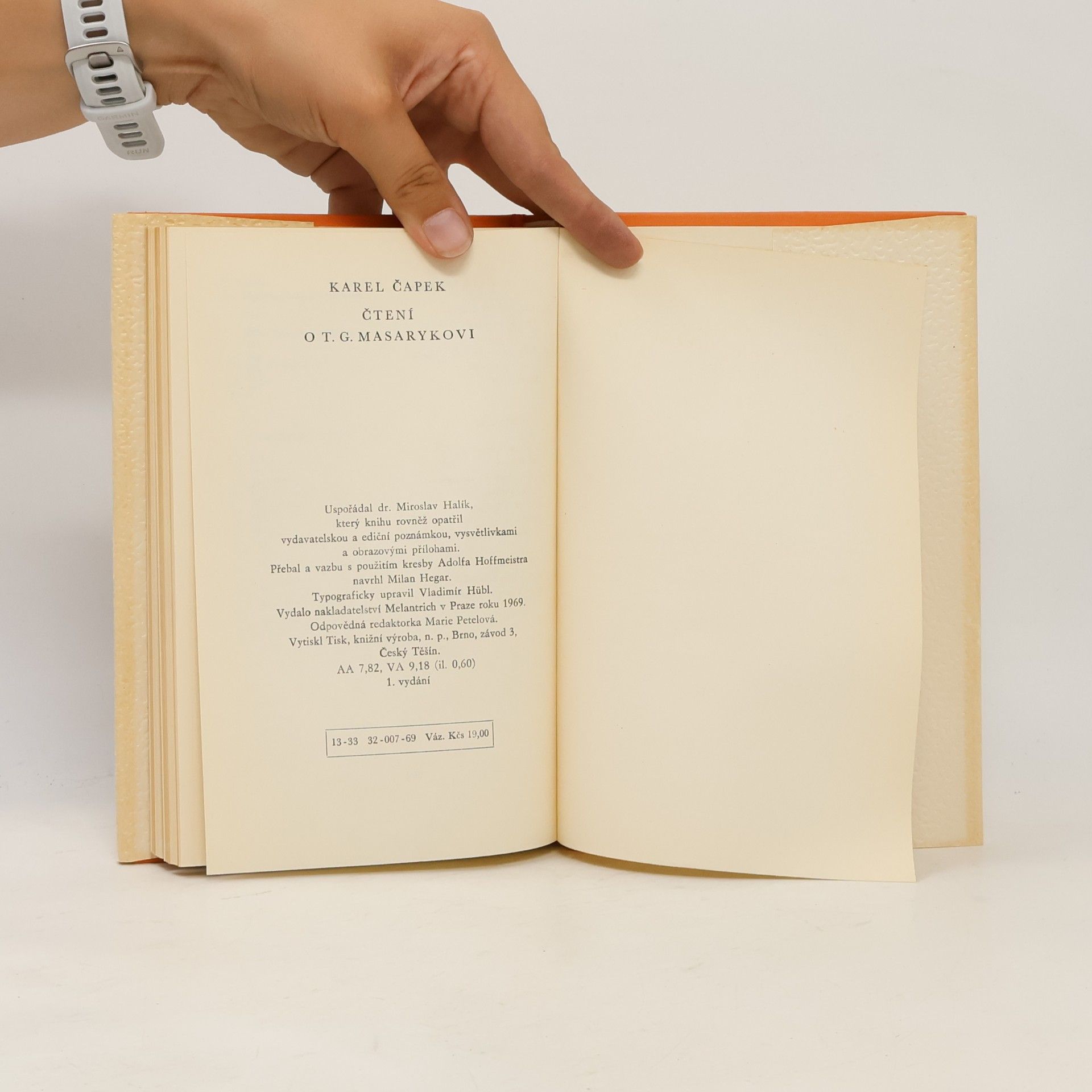 Karel Čapek Čtení o T. G. Masarykovi