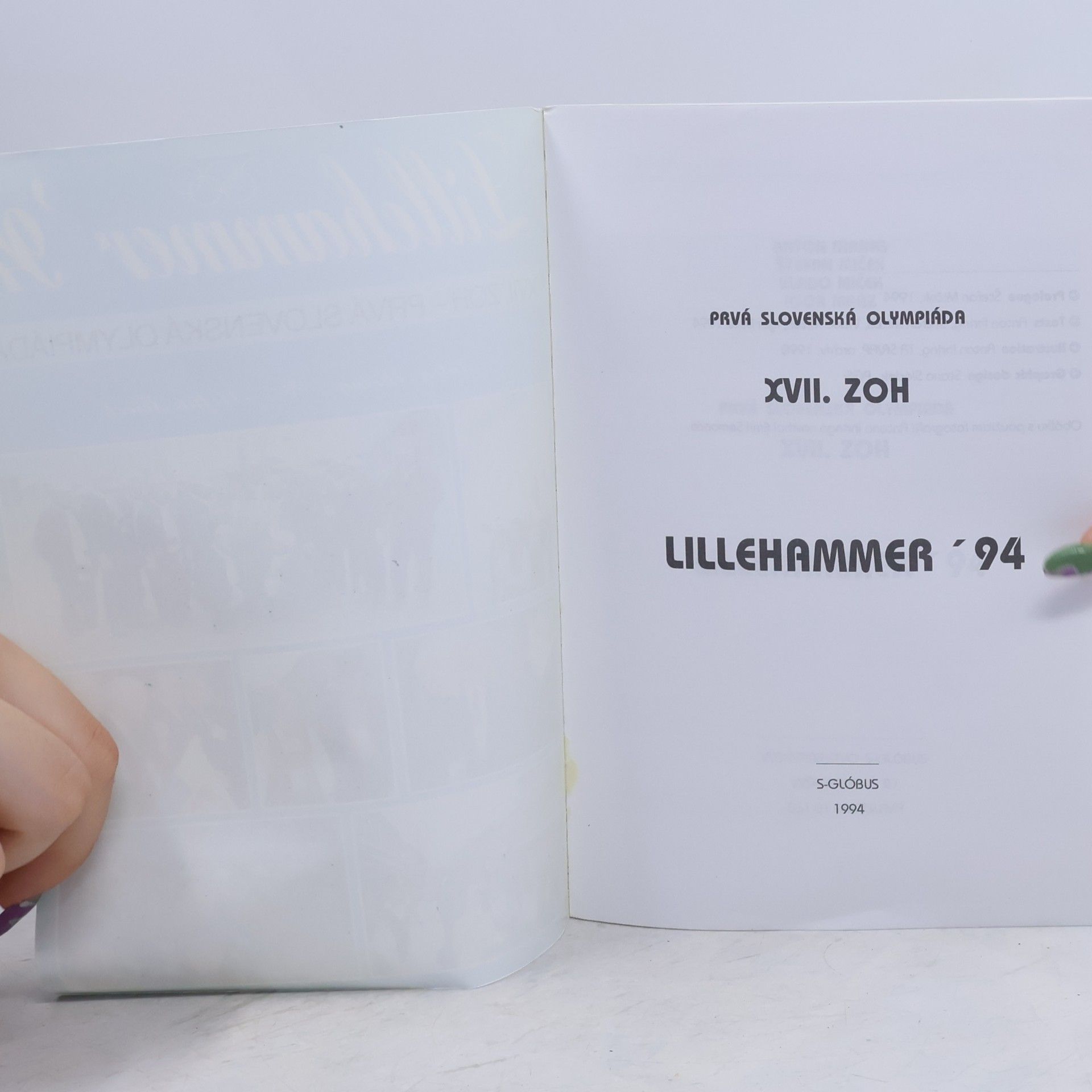 Autorenkollektiv Lillehammer 94. XVII. ZOH - prvá slovenská olympiáda
