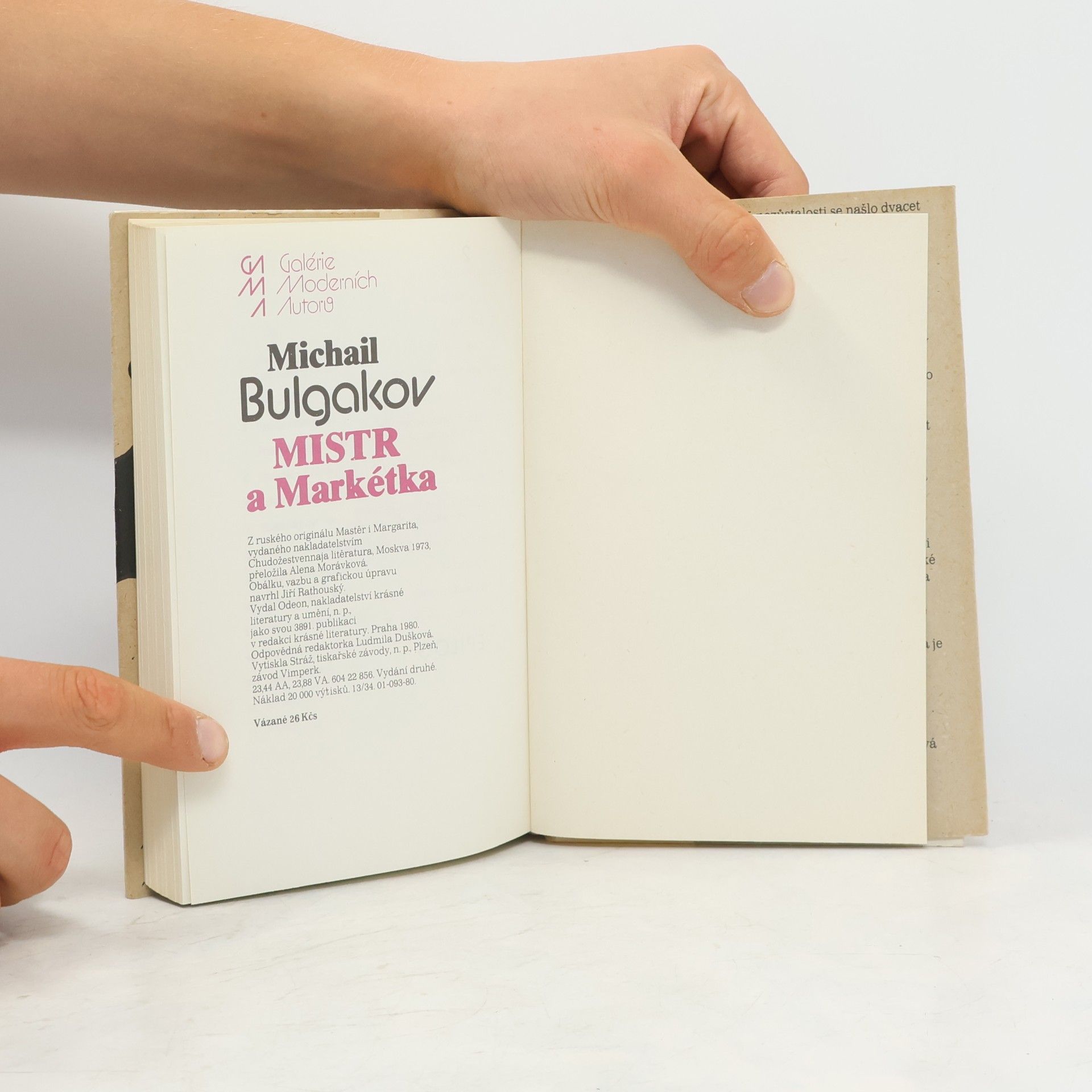 Mikhail Afanasyevich Bulgakov Mistr a Markétka