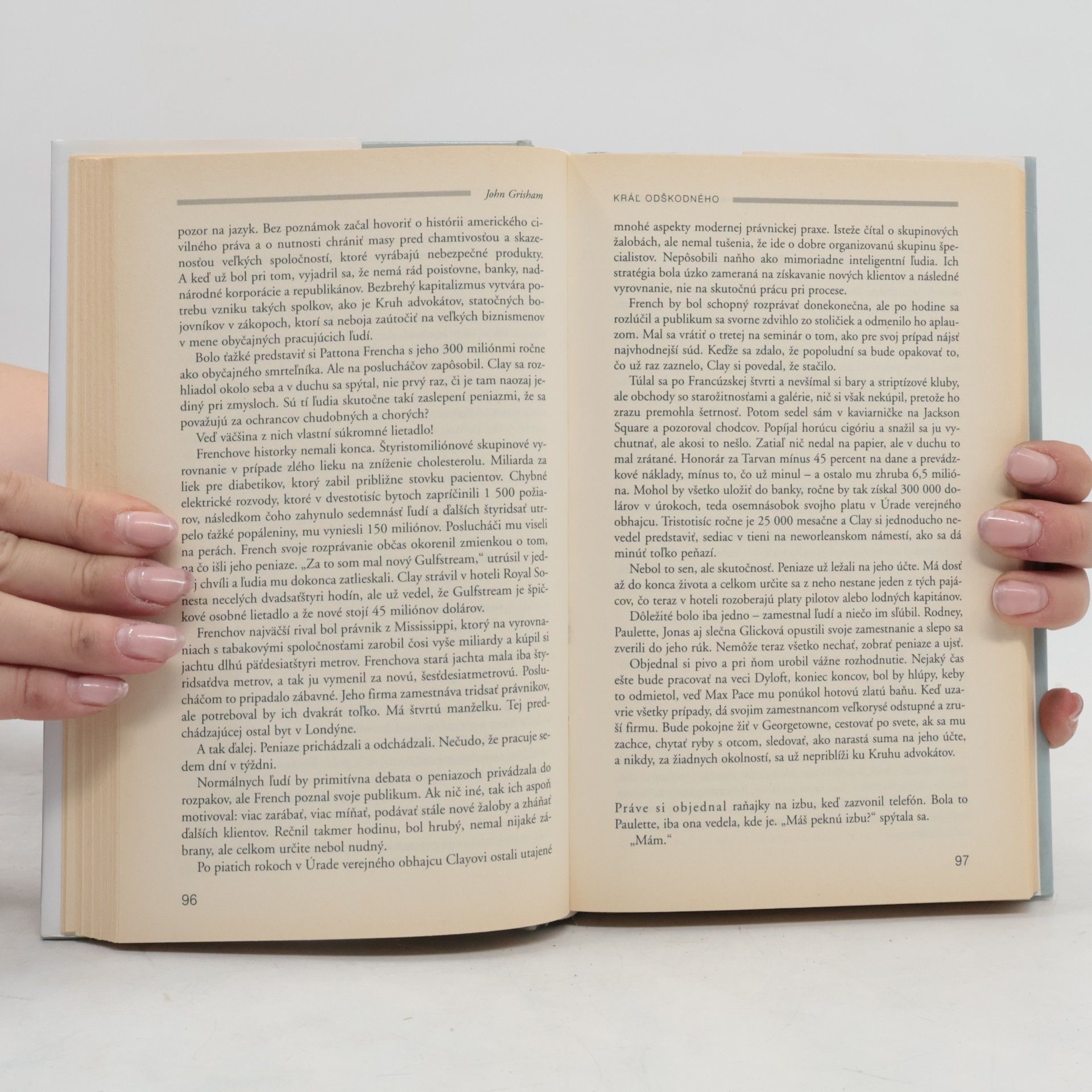 John Grisham Kráľ odškodného
