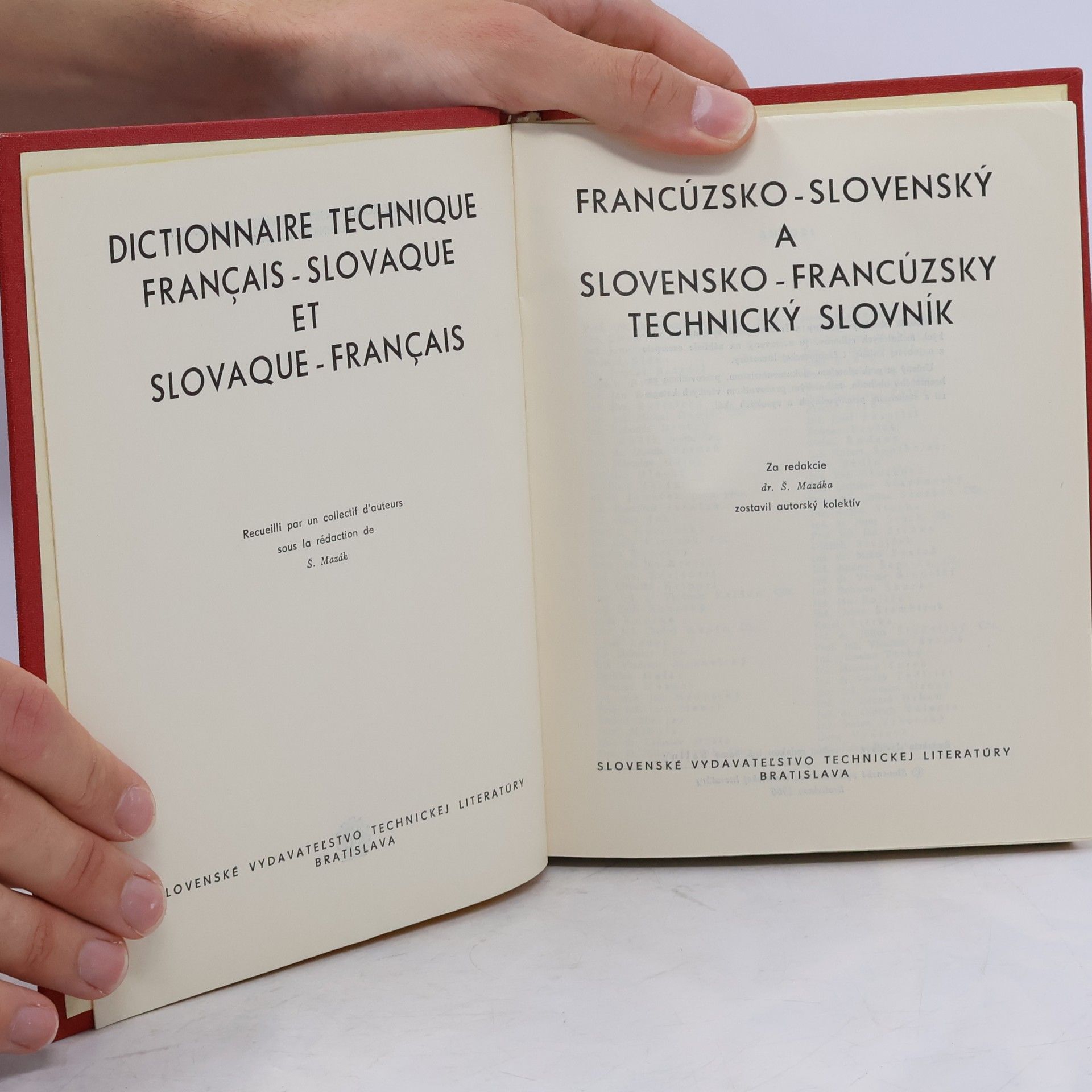 Autorenkollektiv Francúzsko-slovenský a slovensko-francúzsky technický slovník