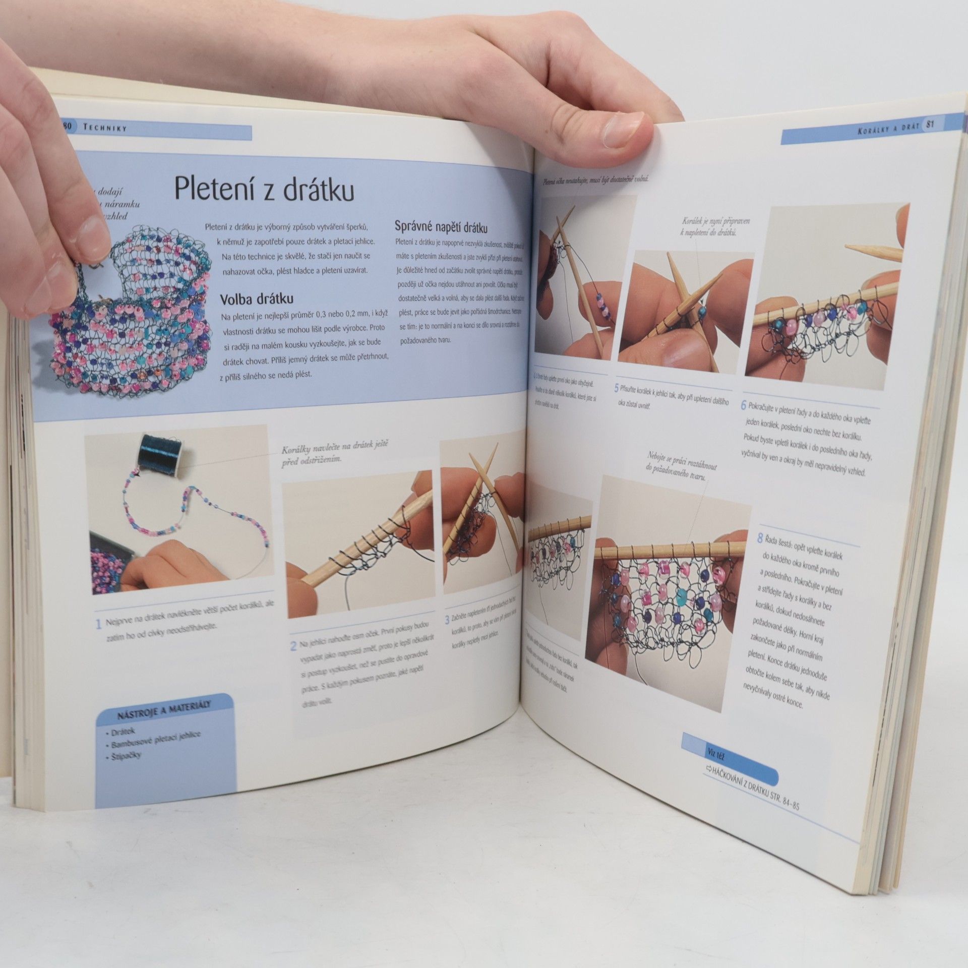 Sara Withers Navlékáme korálky: Podrobný obrazový průvodce s bohatým výběrem technik a inspirativní galerií hotových výrobků