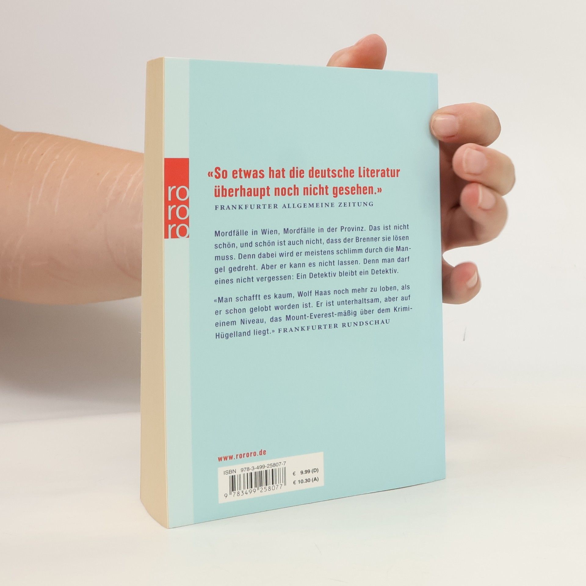 Wolf Haas Das grosse Brenner-Buch