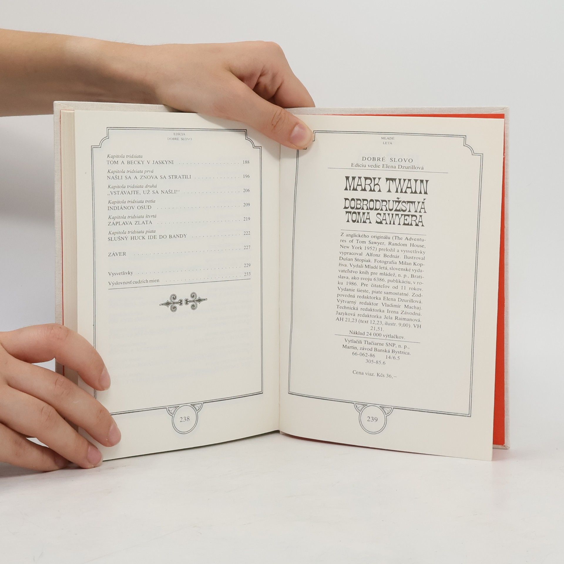 Mark Twain Dobrodružstvá Toma Sawyera
