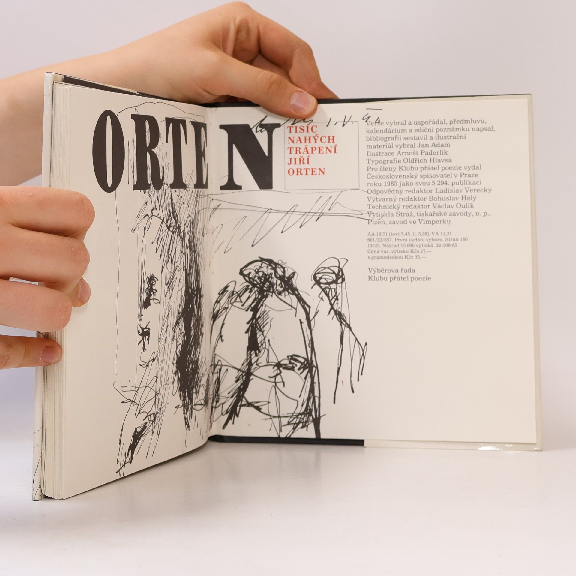Jiří Orten Tisíc nahých trápení