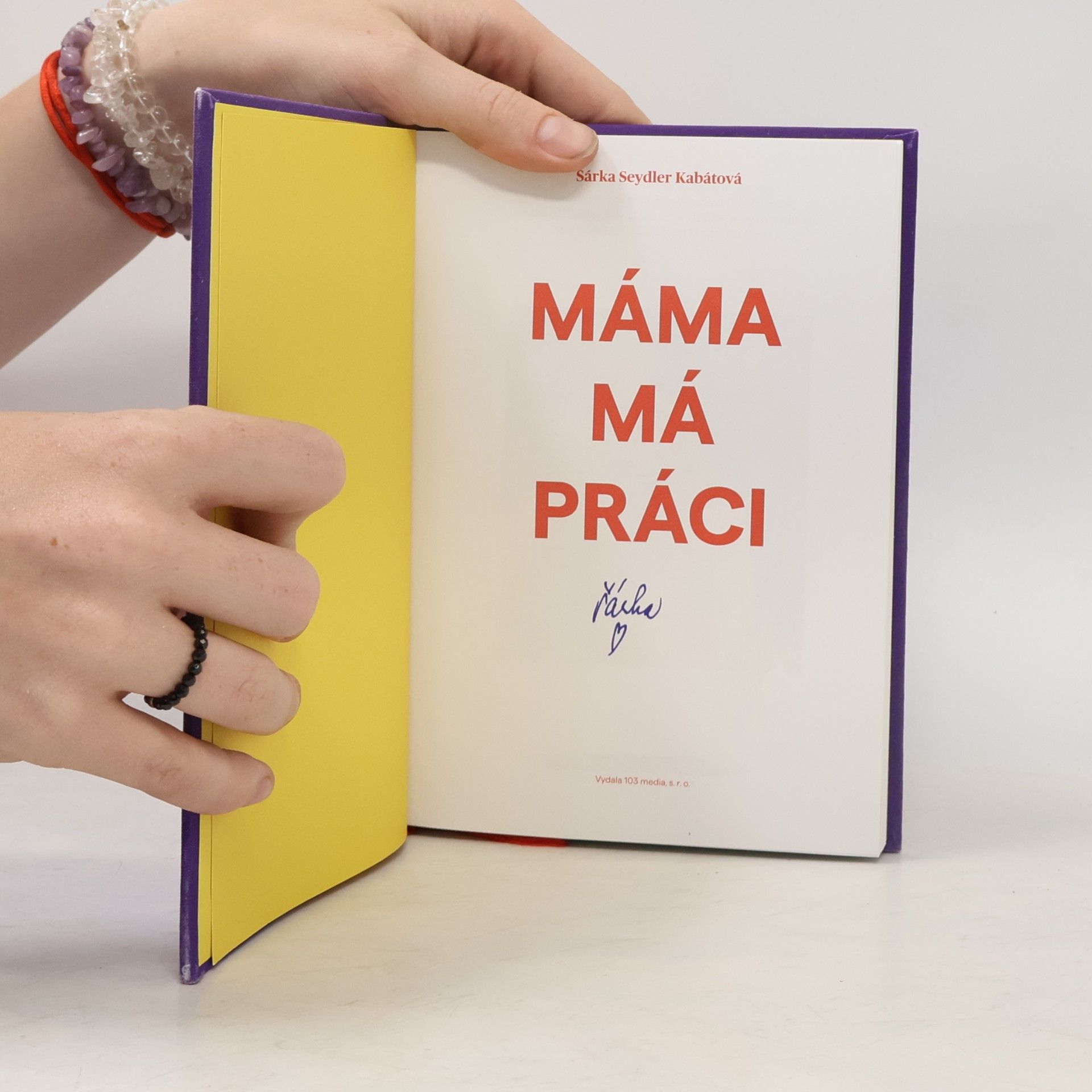 Šárka Seydler Kabátová Máma má práci