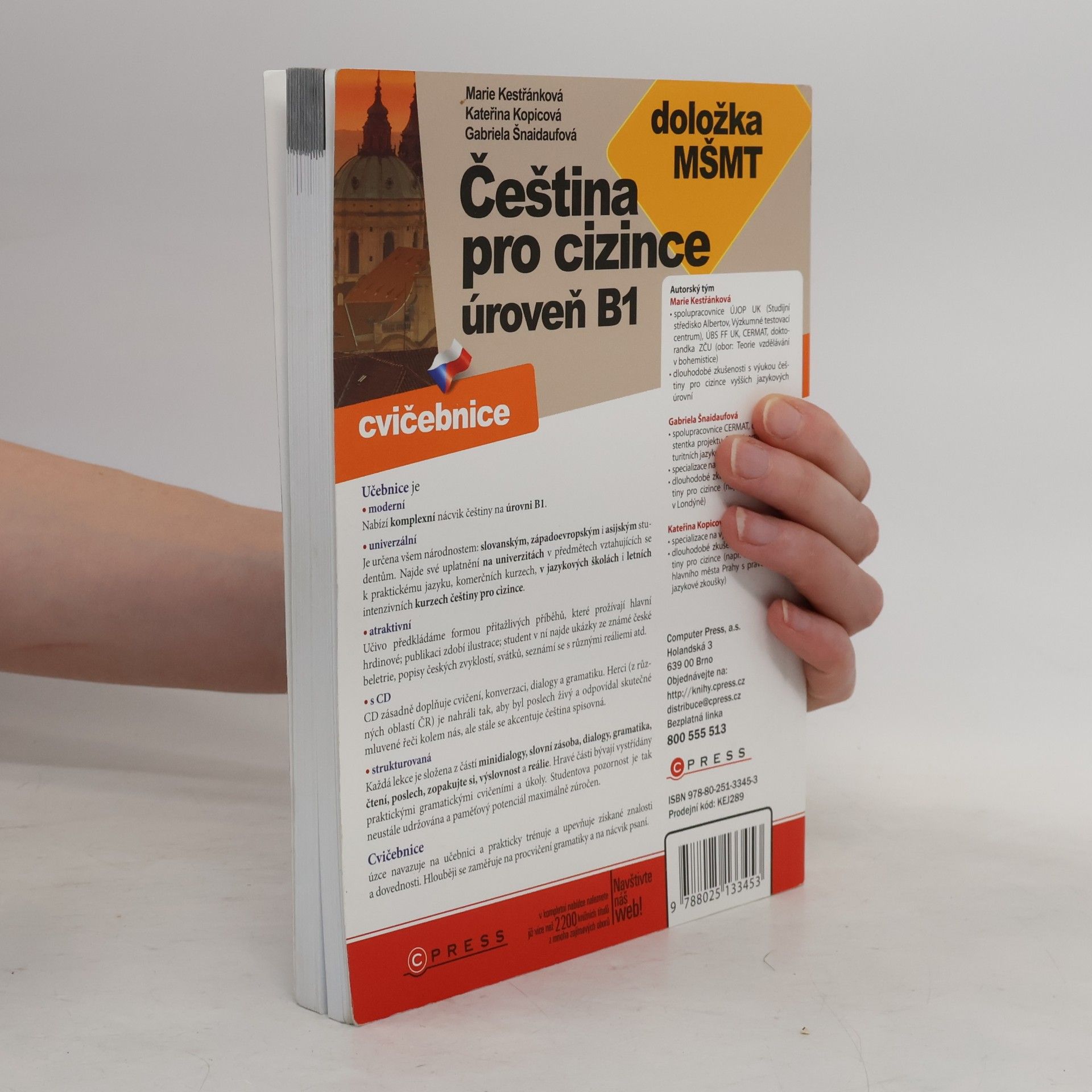 Marie Boccou Kestřánková Čeština pro cizince. Cvičebnice. B1