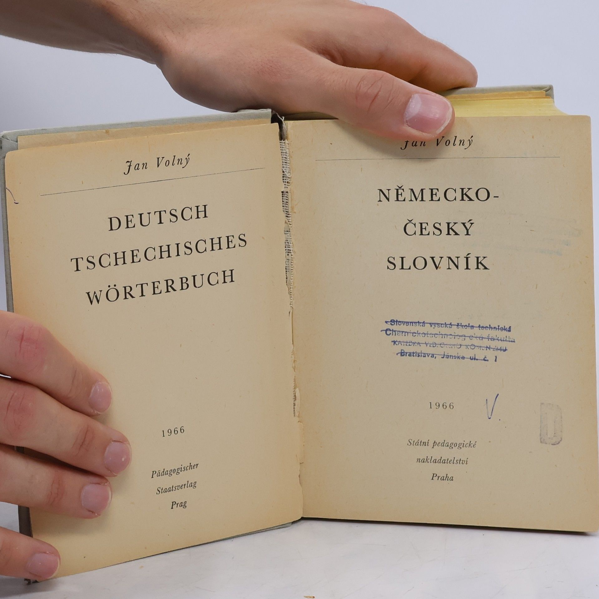 Volný Jan Německo - český slovník