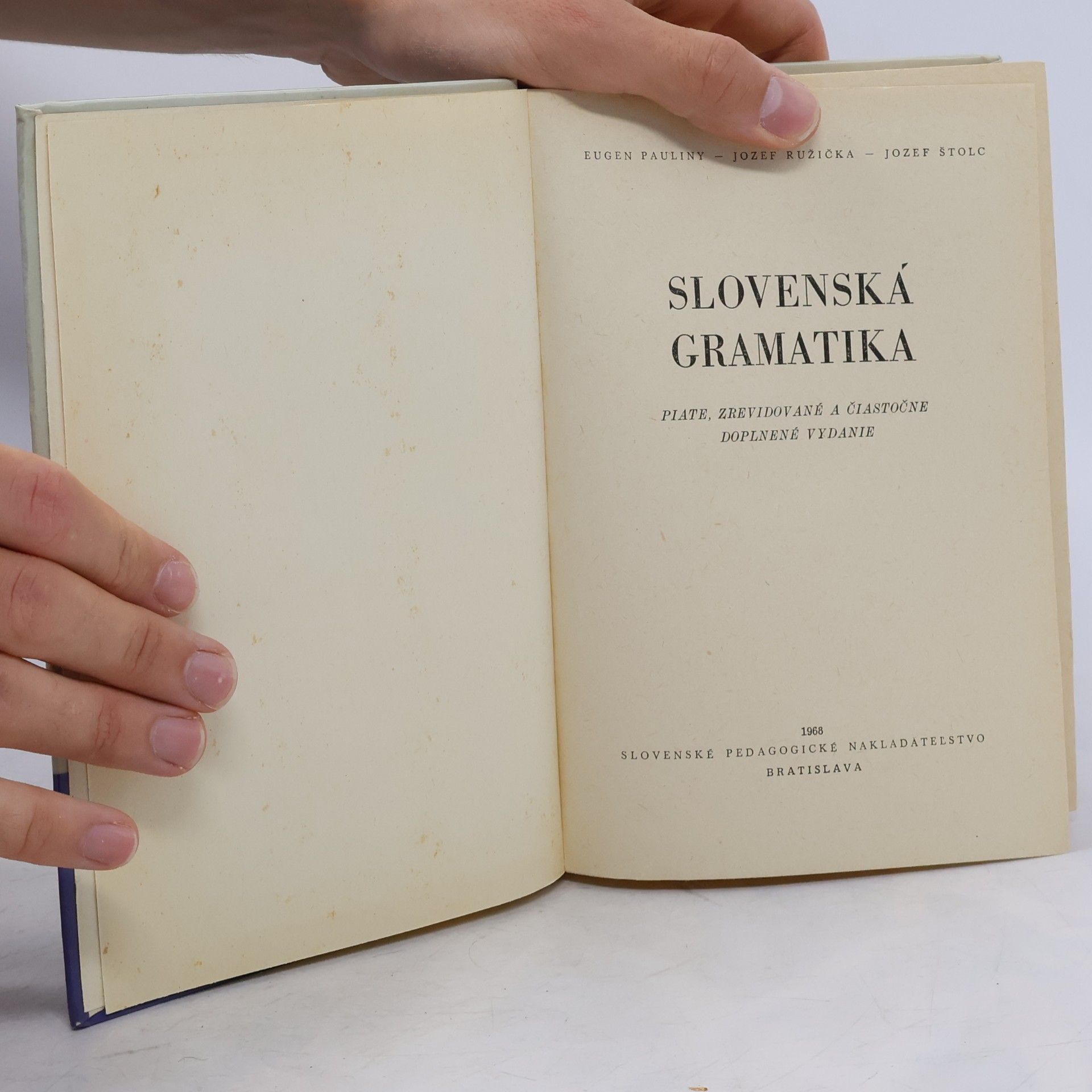 Eugen Pauliny Slovenská gramatika