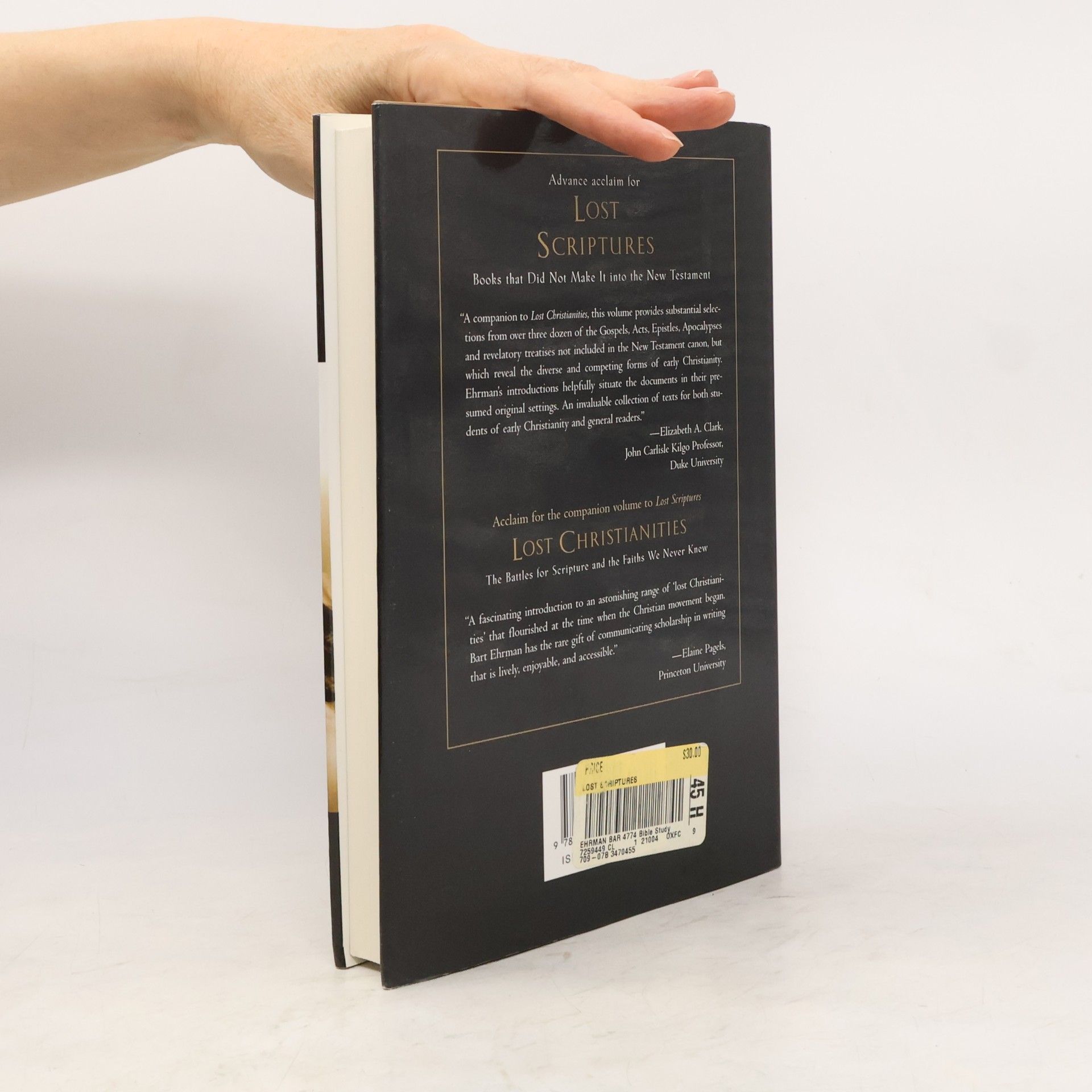 Bart D. Ehrman Lost Scriptures