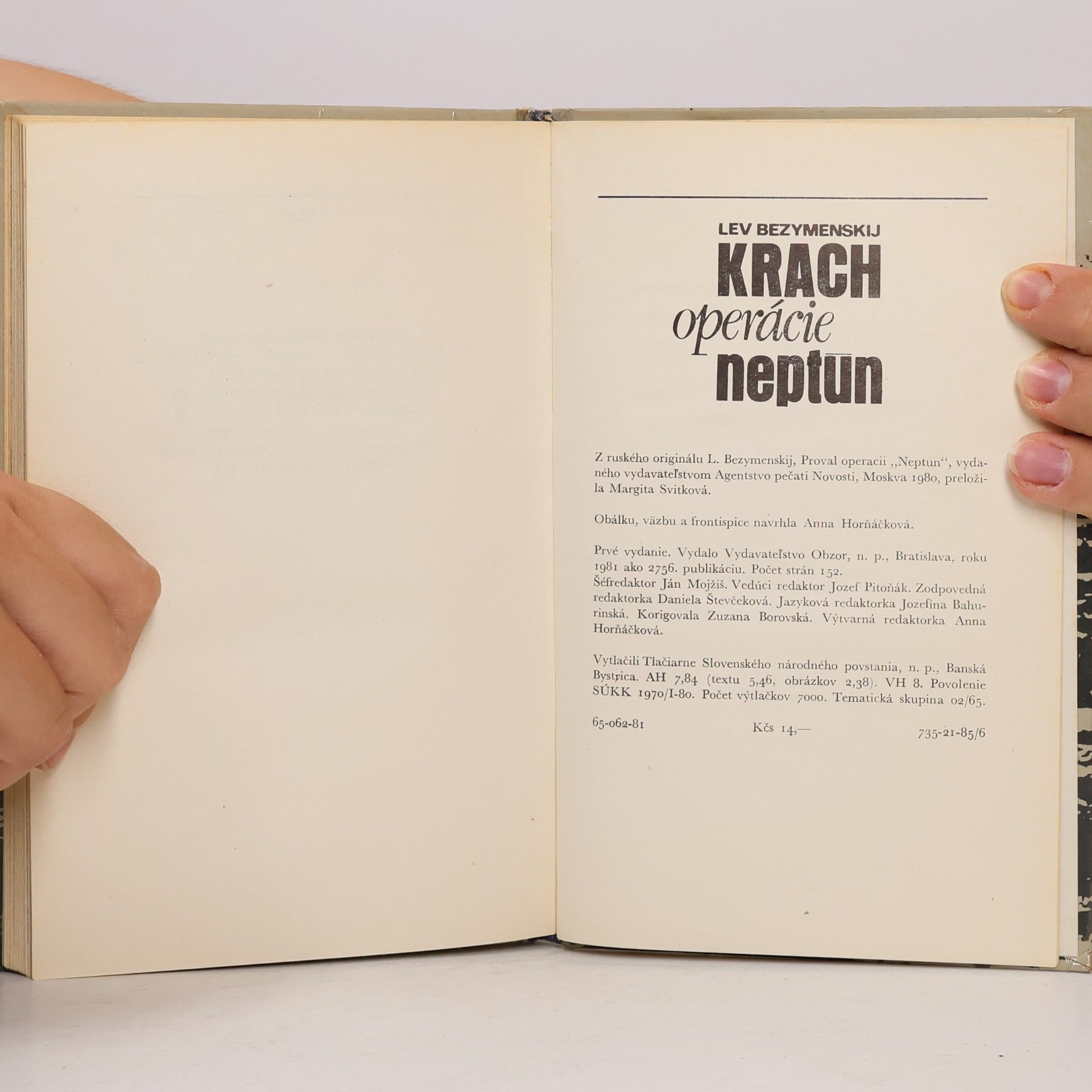 Lev Bezymensky Krach operácie Neptún