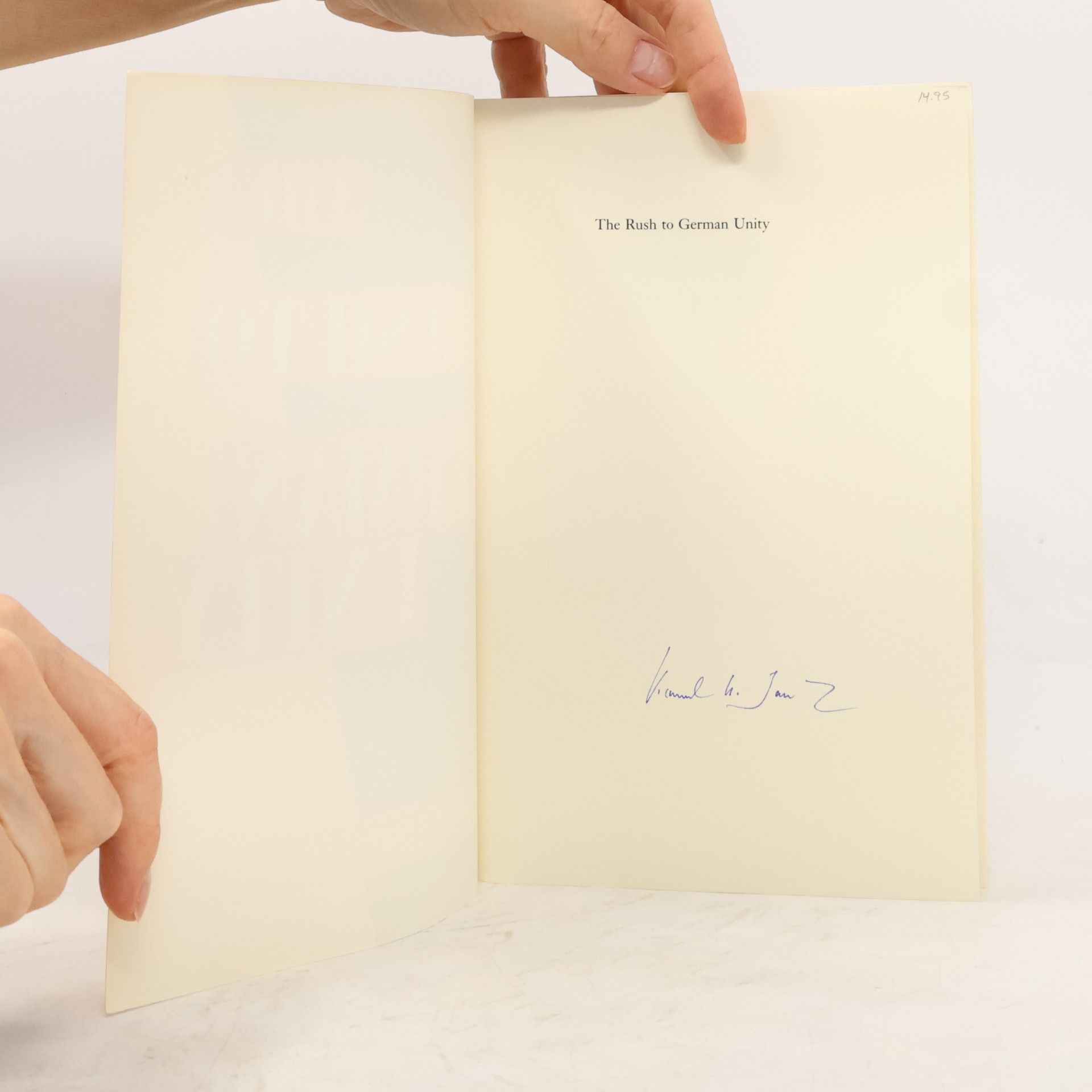 Konrad Jarausch The Rush to German Unity