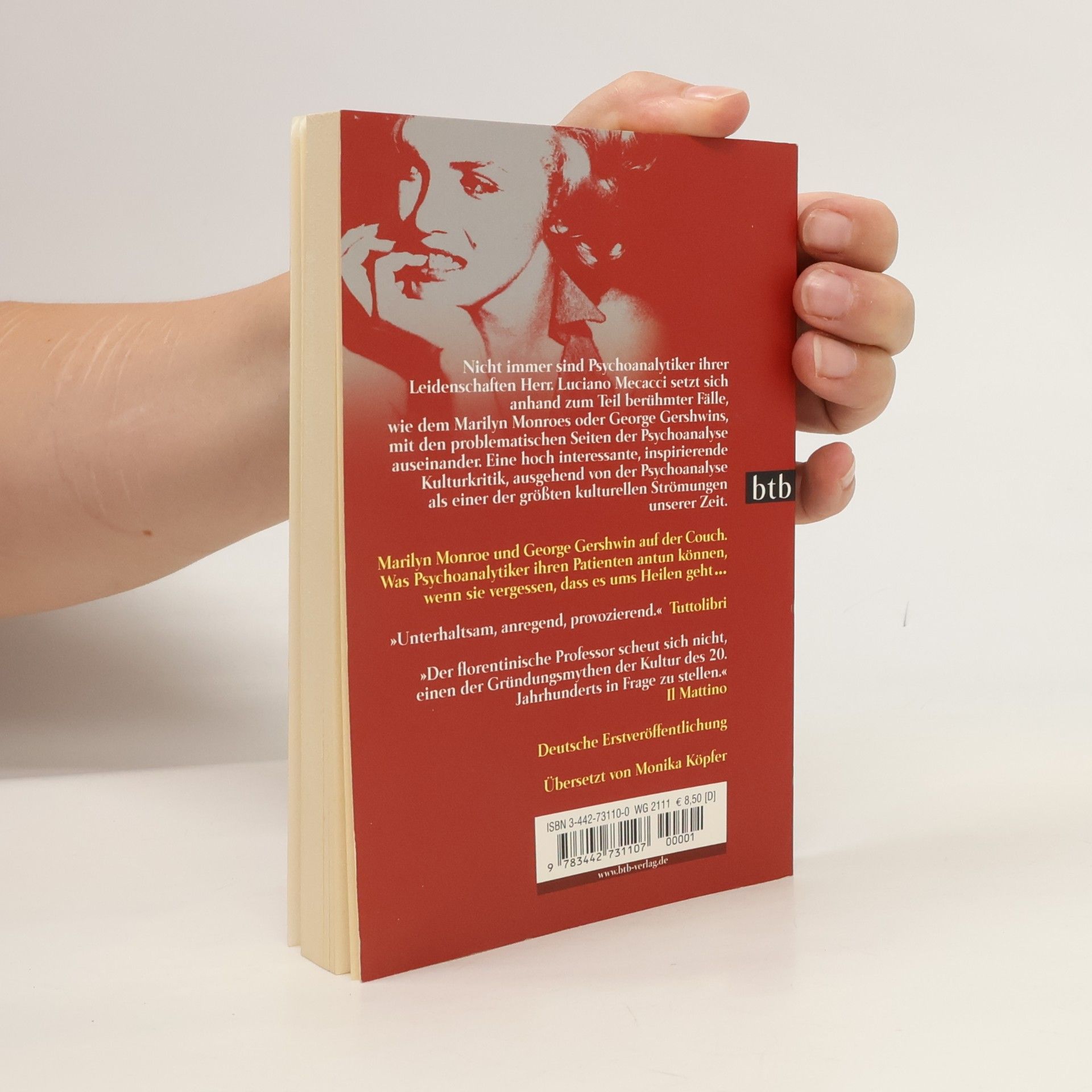 Luciano Mecacci Der Fall Marilyn Monroe und andere Desaster der Psychoanalyse