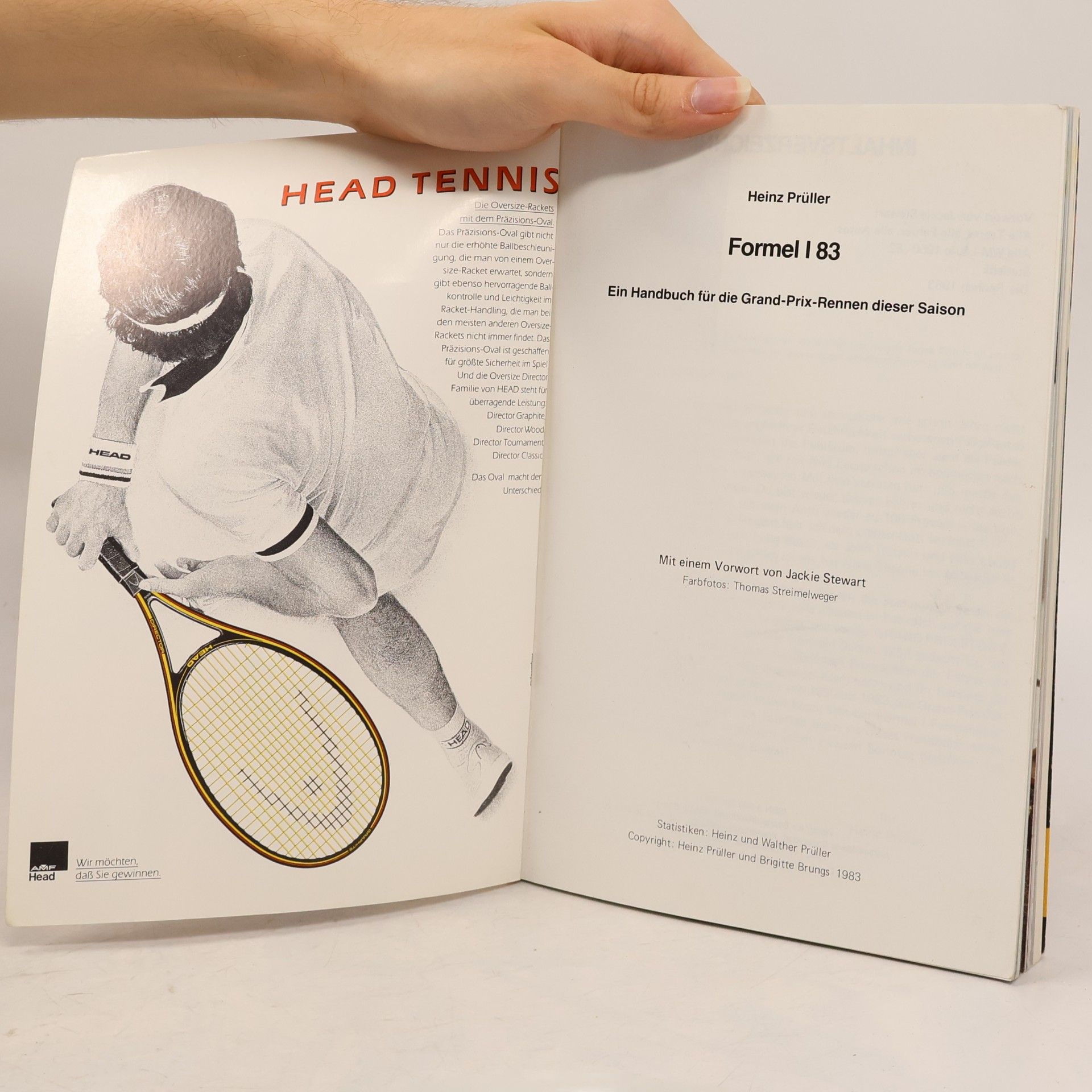 Heinz Prüller Formel 1 83: Ein Handbuch für die Grand-Prix-Rennen dieser Saison