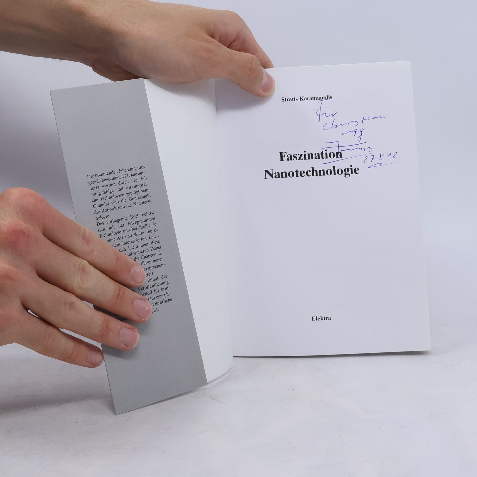 Stratis Karamanolis Faszination Nanotechnologie