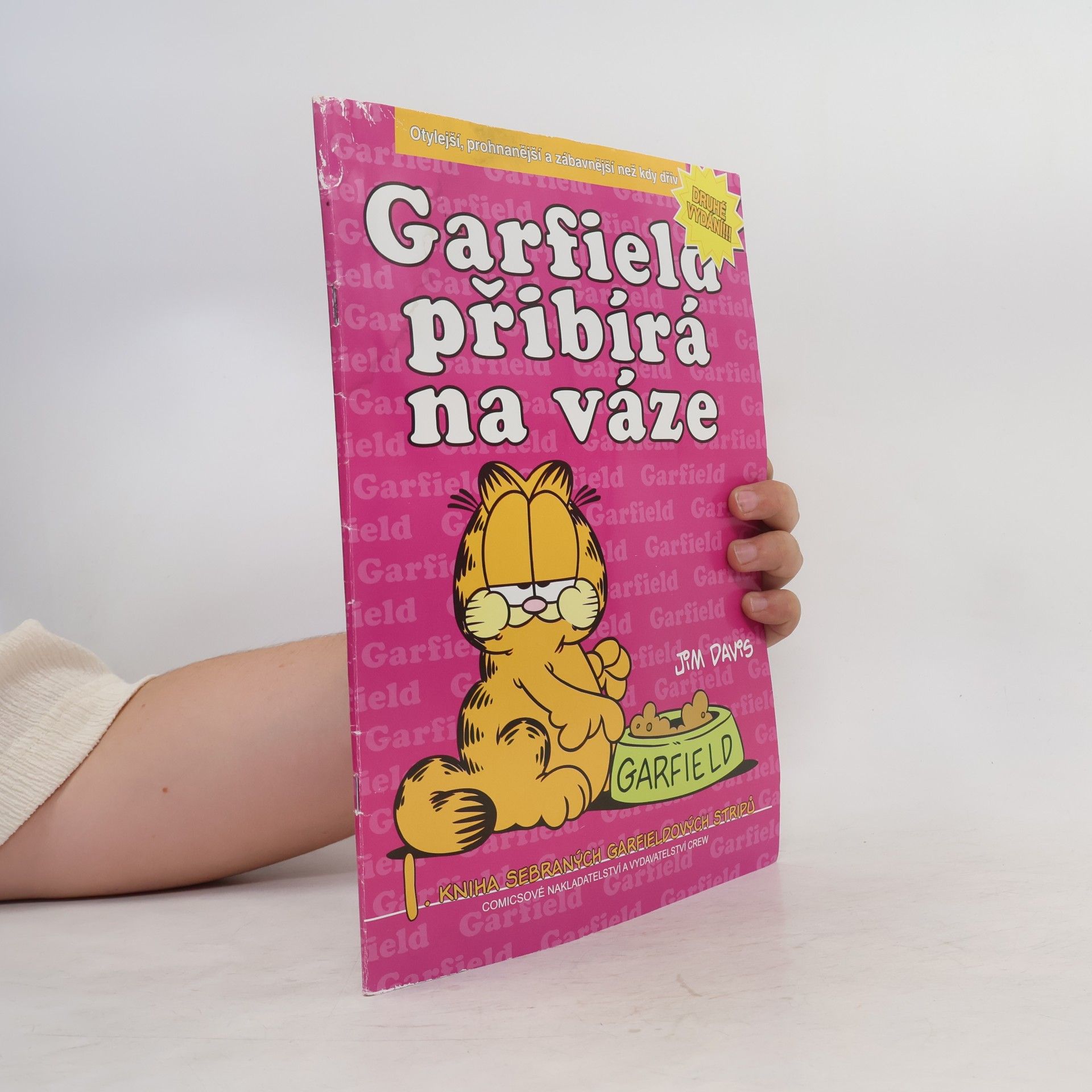 Jim Davis Garfield přibírá na váze