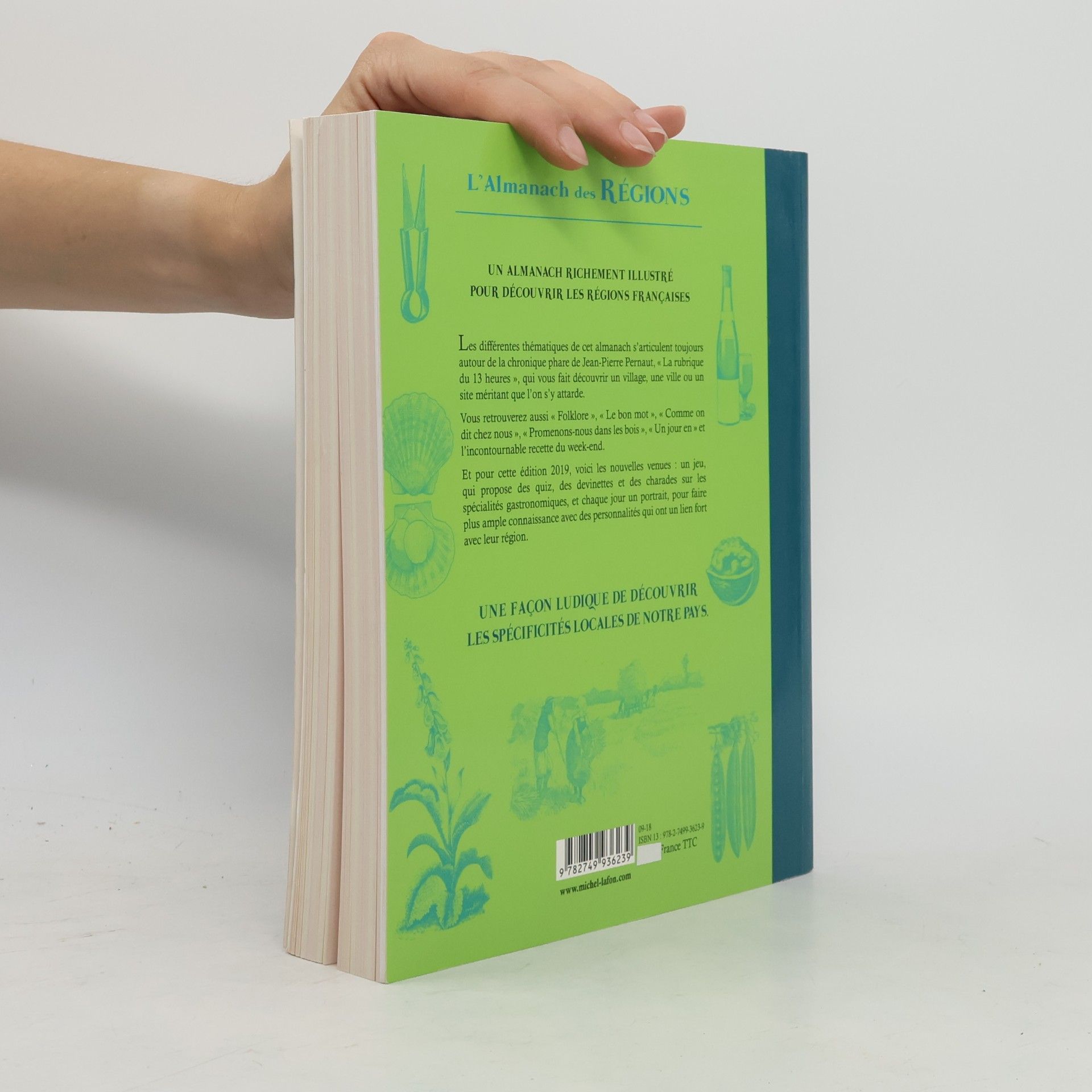 Jean-Pierre Pernaut L'Almanach des régions 2019