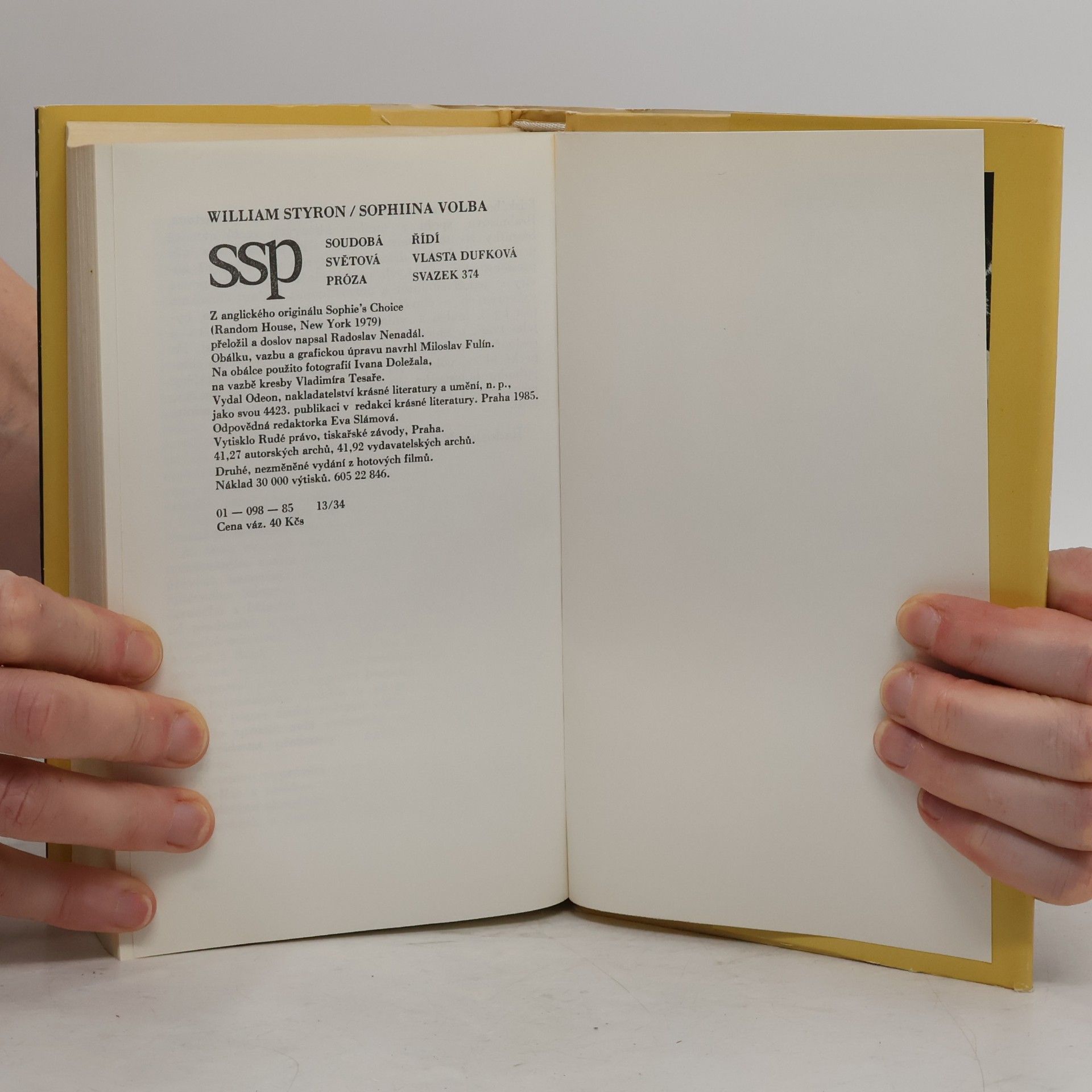 William Styron Sophiina volba