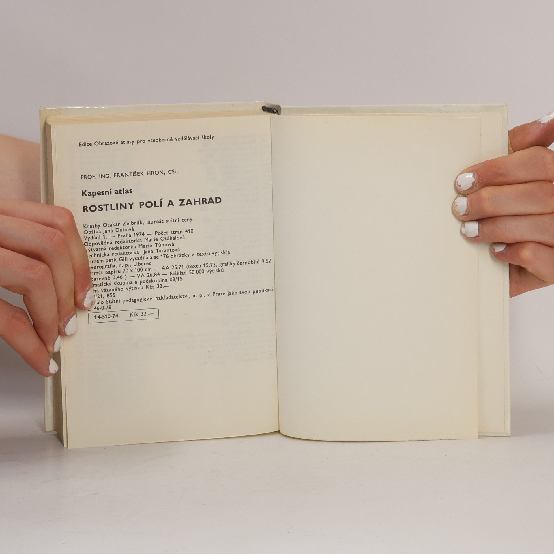 František Hron Kapesní atlas. Rostliny polí a zahrad