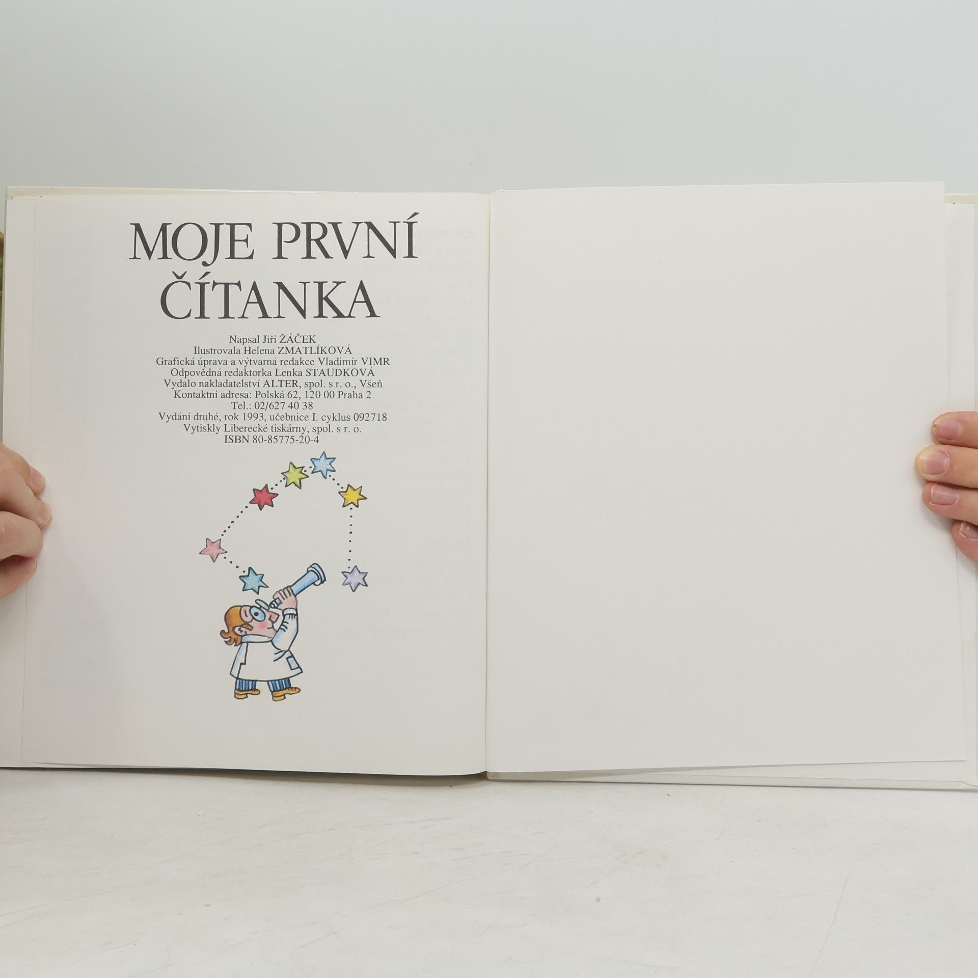 Jiří Žáček Moje první čítanka