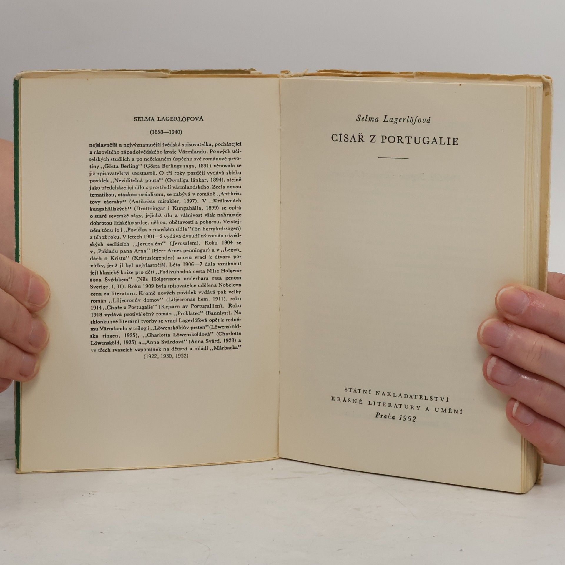Selma Lagerlöf Císař z Portugalie