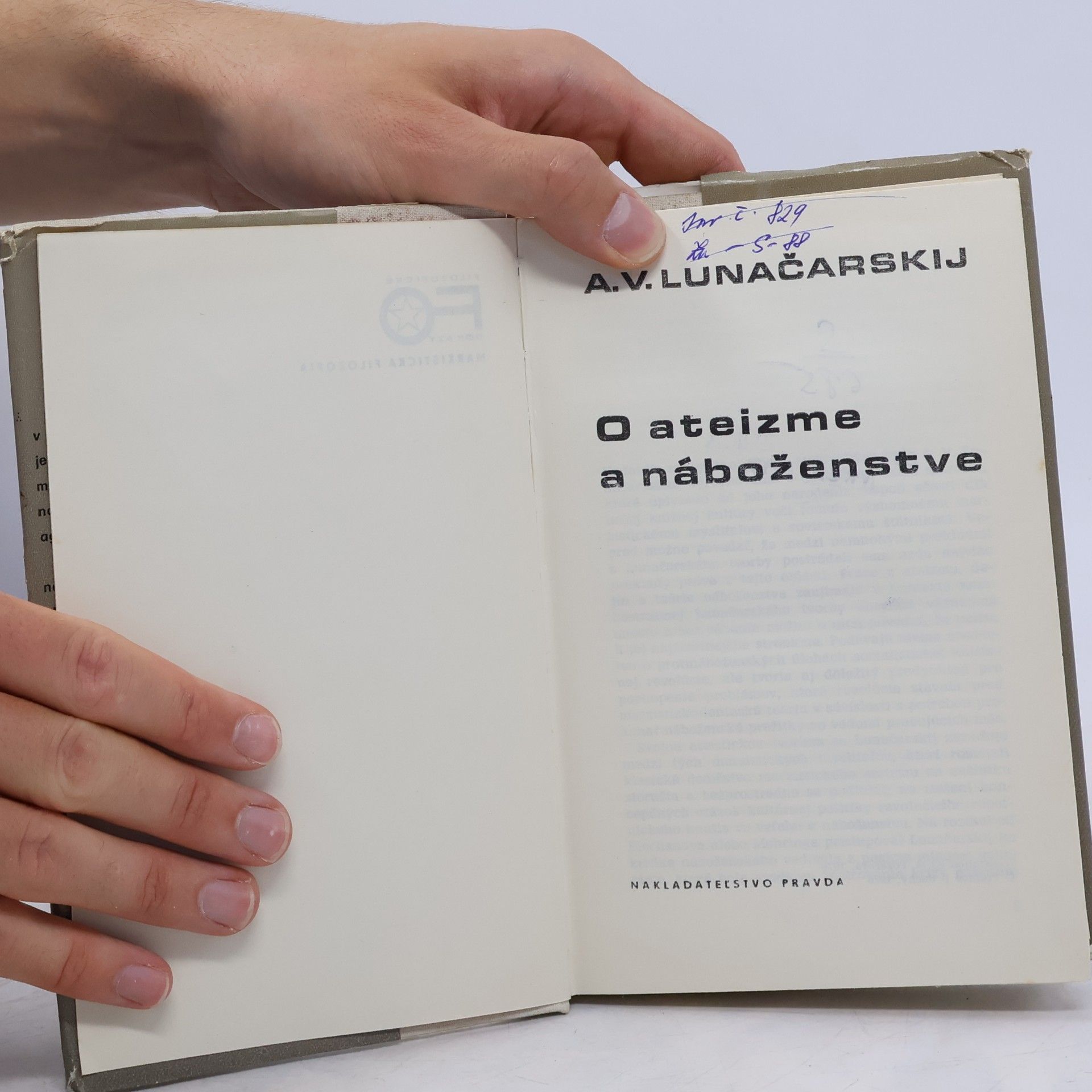 A. V. Lunačarskij O ateizme a náboženstve