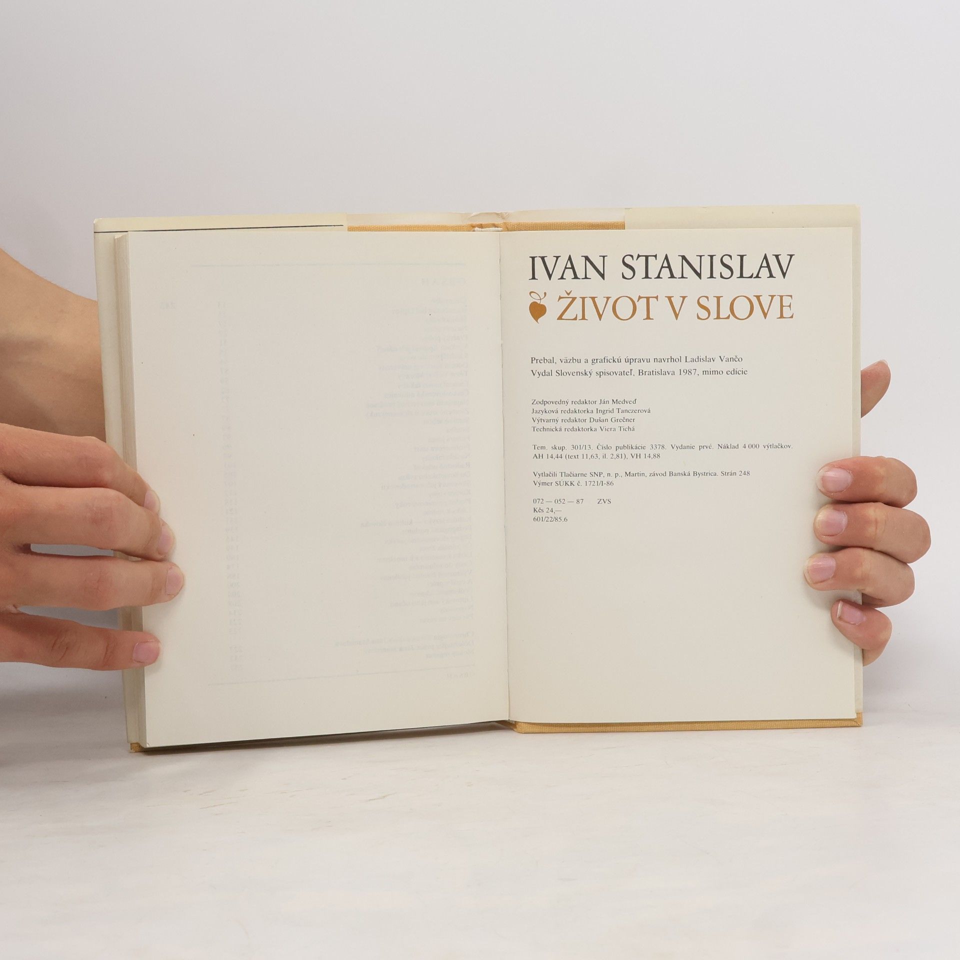 Ivan Stanislav Život v slove