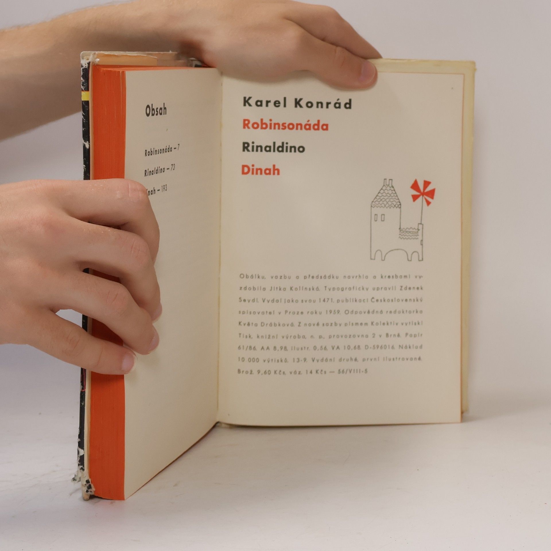 Karel Konrád Robinsonáda. Rinaldino. Dinah