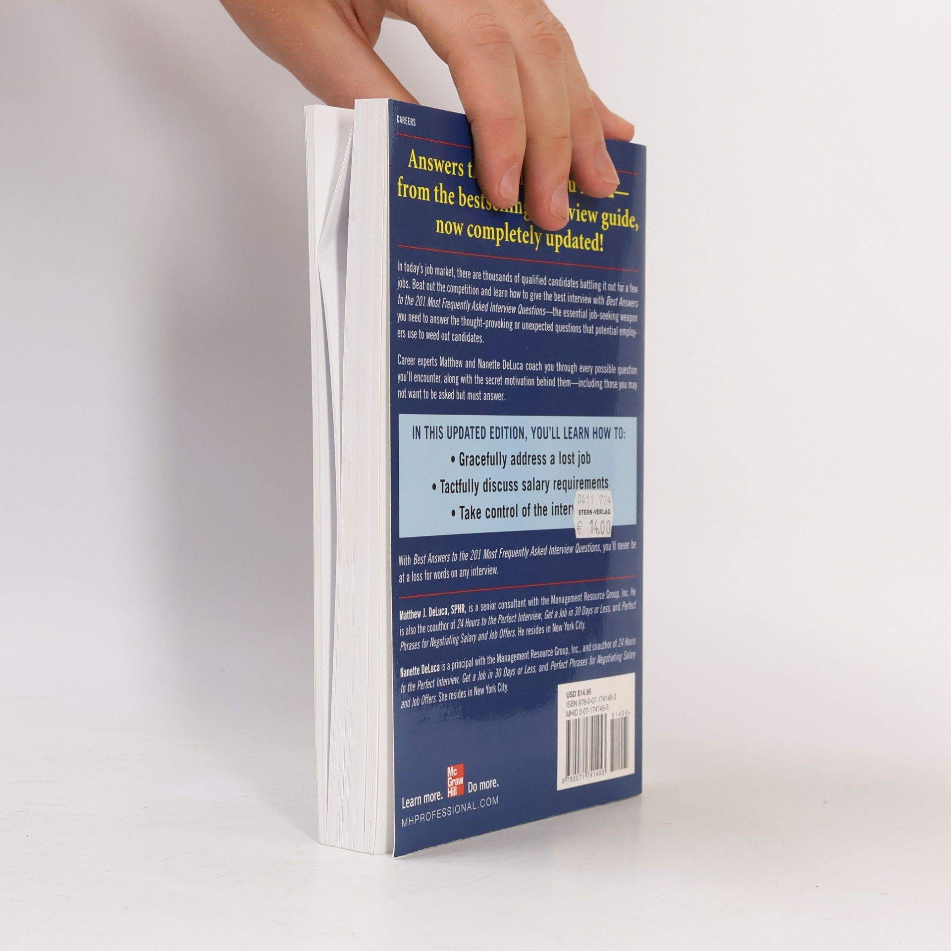 Matthew J. De Luca Best Answers to the 201 Most Frequently Asked Interview Questions, Second Edition
