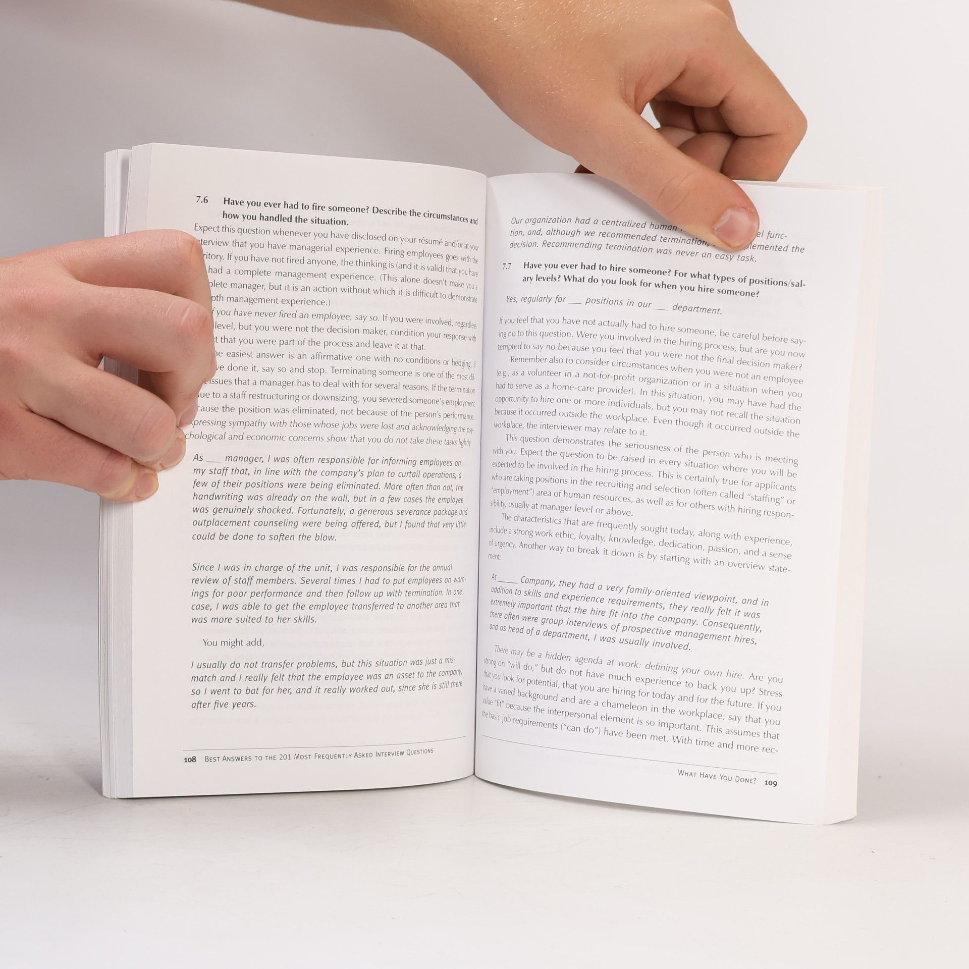 Matthew J. De Luca Best Answers to the 201 Most Frequently Asked Interview Questions, Second Edition