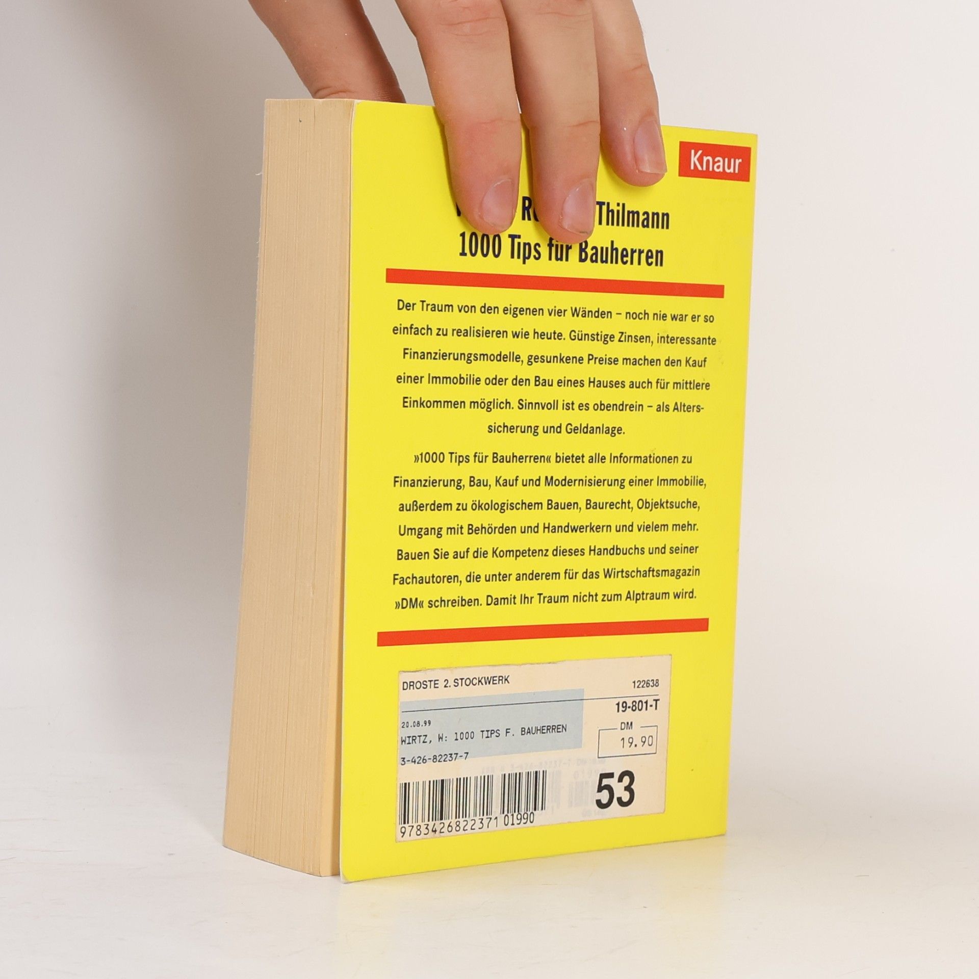 Wolfgang Wirtz 1000 Tips für Bauherren