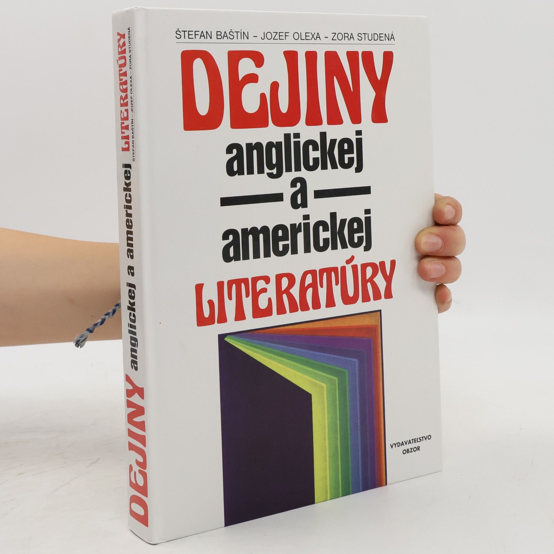 Štefan Baštín Dejiny anglickej a americkej literatúry