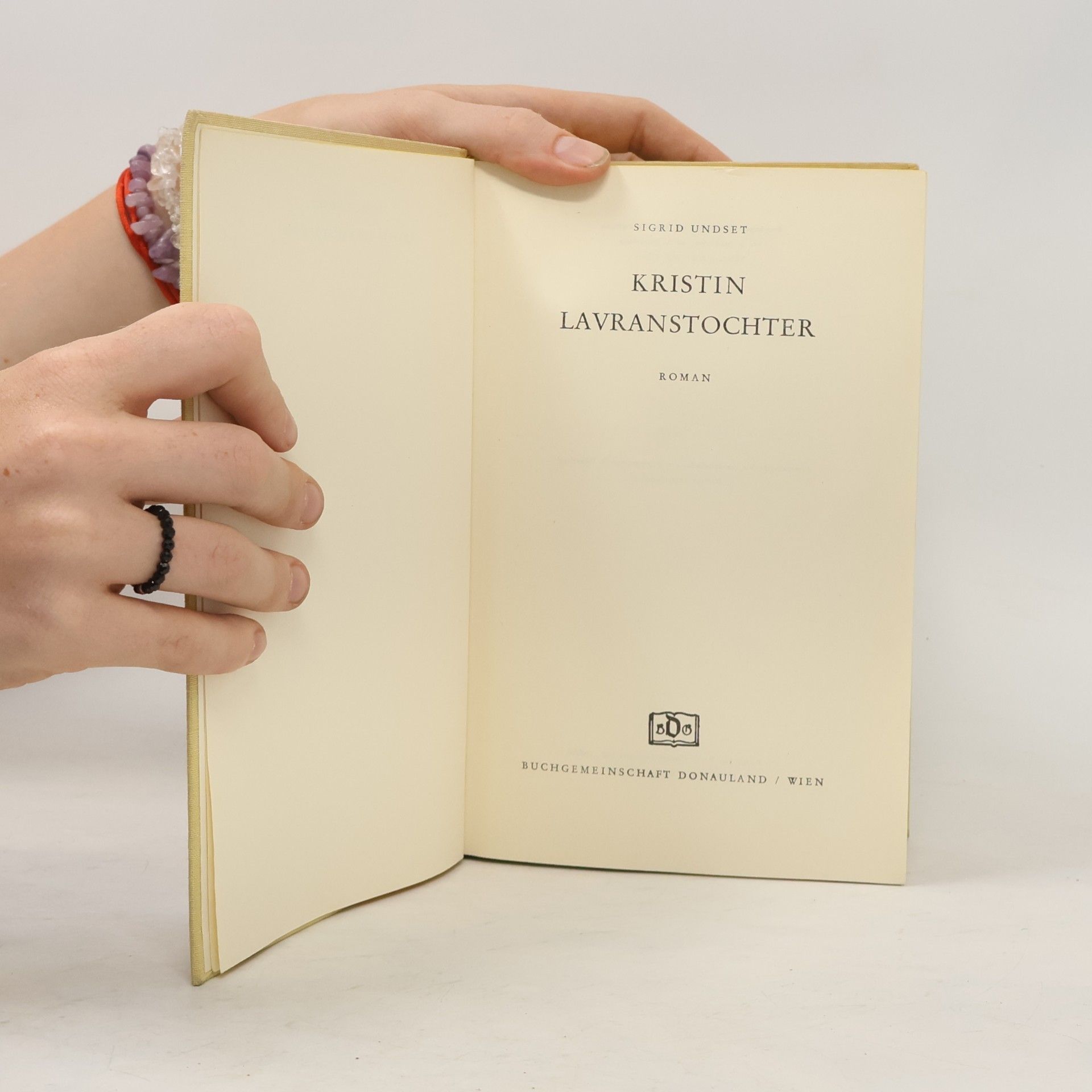 Sigrid Undset Kristin Lavranstochter