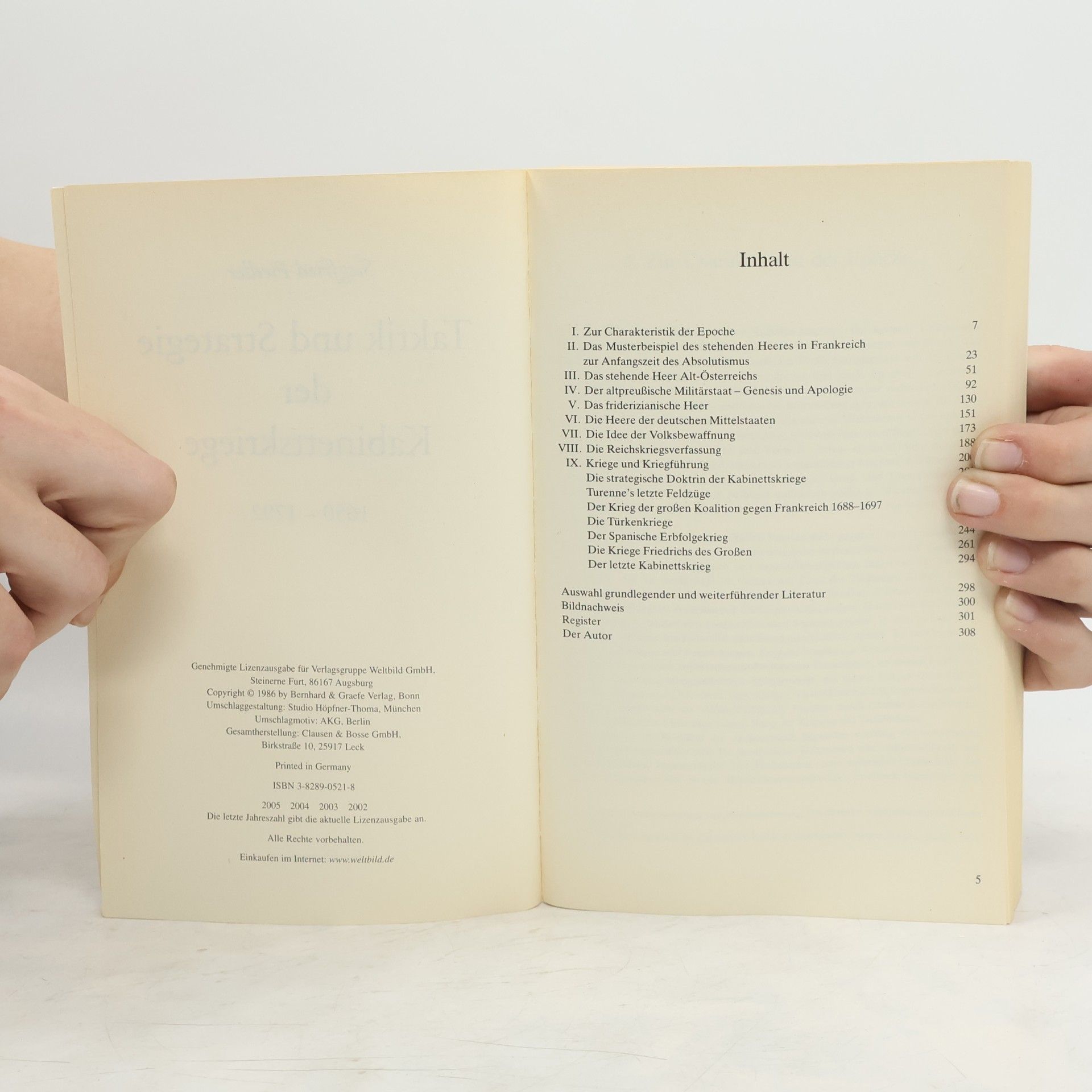 Siegfried Fiedler Taktik und Strategie der Kabinettskriege: 1650-1792