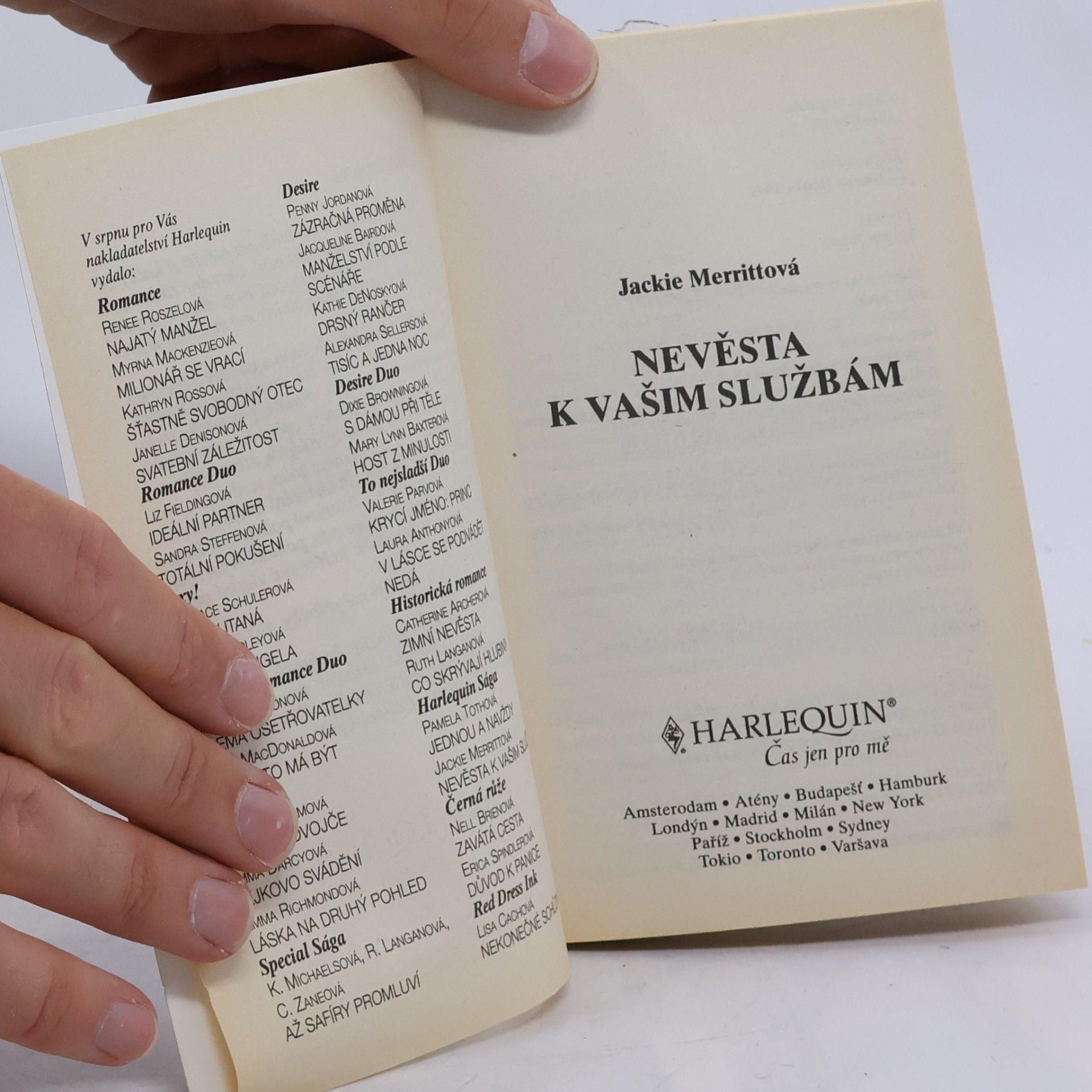Jackie Merritt Nevěsta k vašim službám